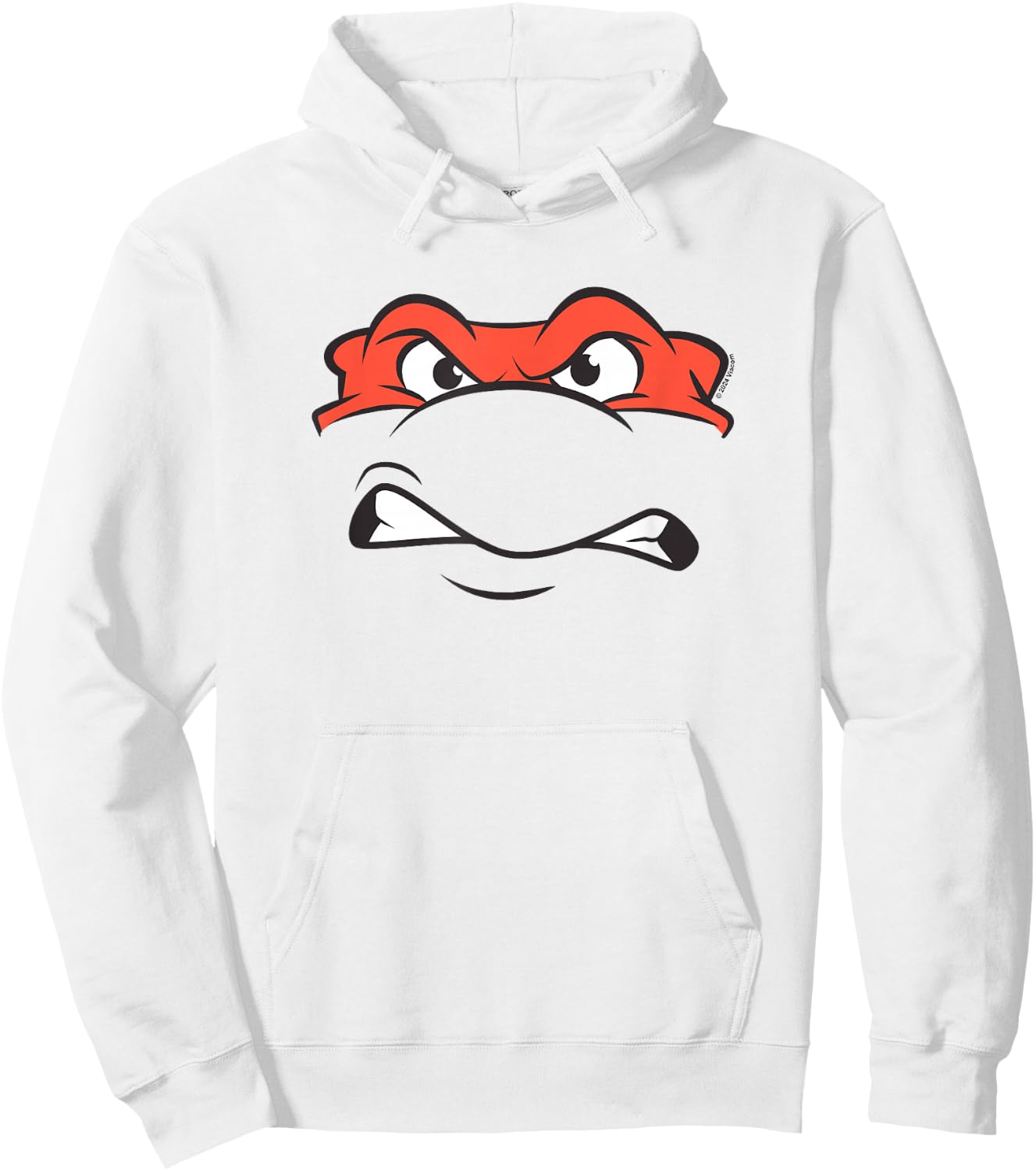 Teenage Mutant Ninja Turtles Raphael Angry Hoodie - Hoodie | White