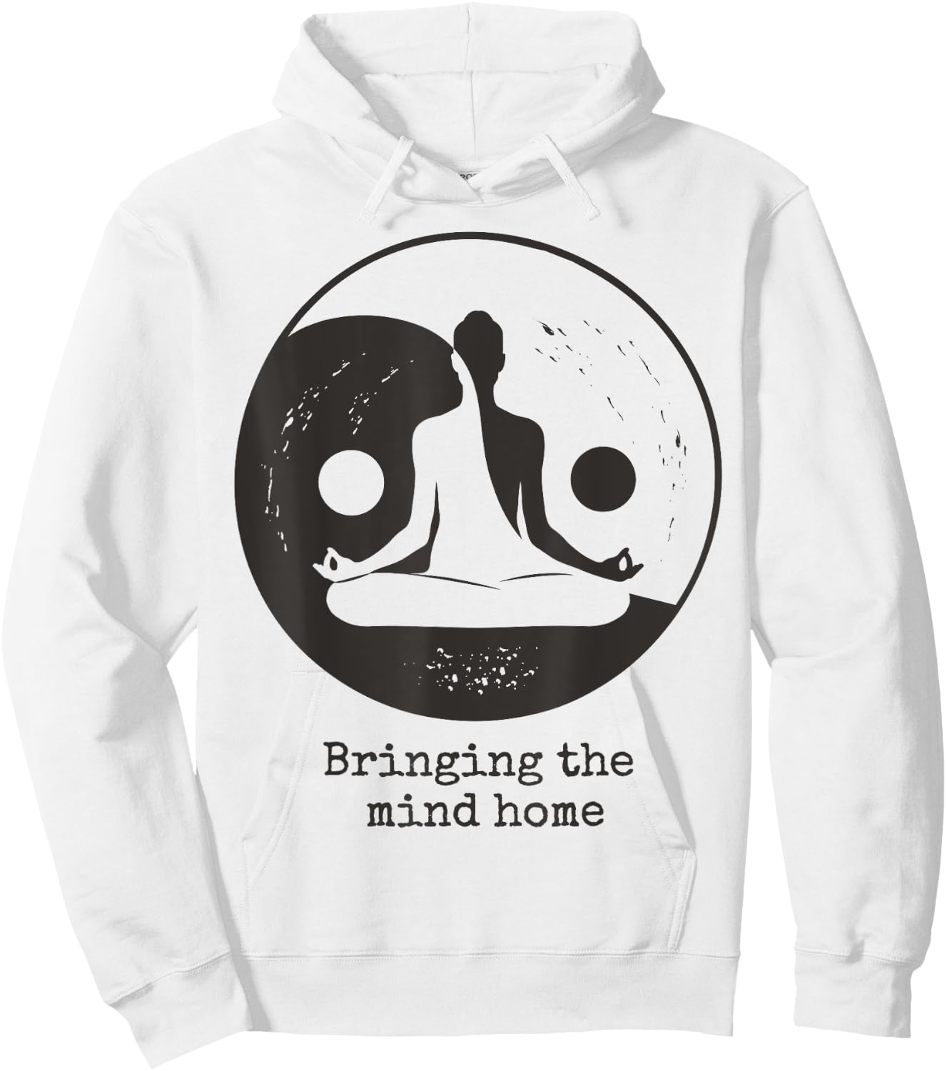 Ying Yang Balance Taoism Meditation Tai Chi Yoga Hoodie - Hoodie | White