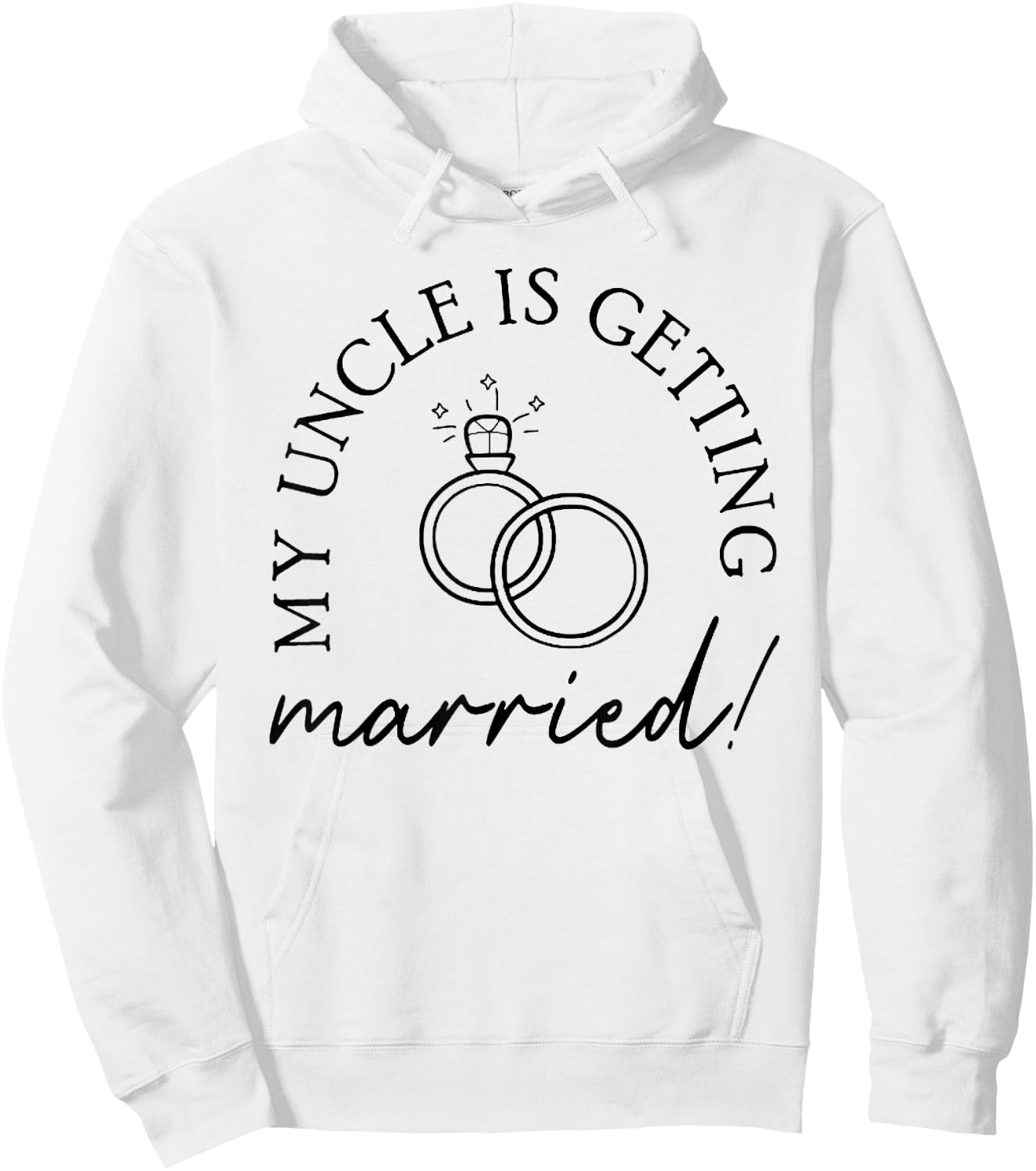 My Uncle Is Getting Married Uncle Niece Nephew Matching Hoodie - Hoodie | White