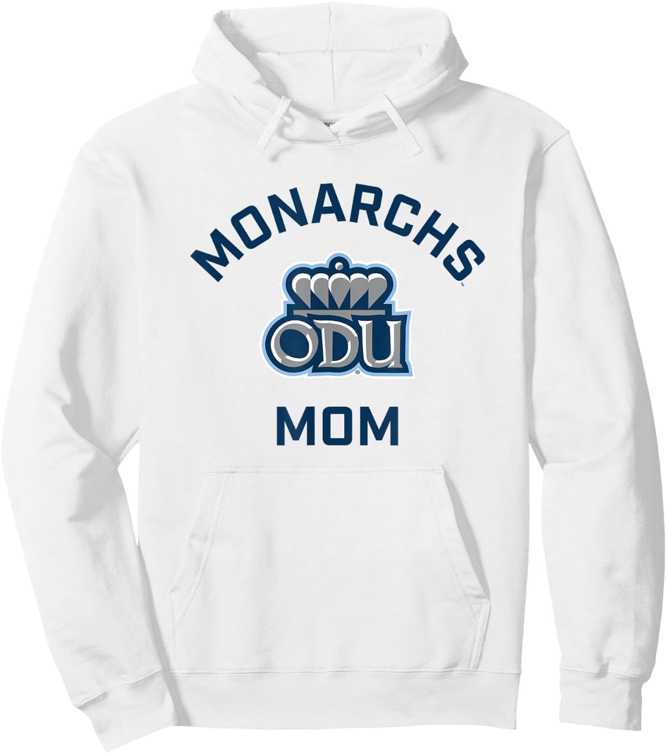 Old Dominion University ODU Monarchs Arched Mom Hoodie - Hoodie | White