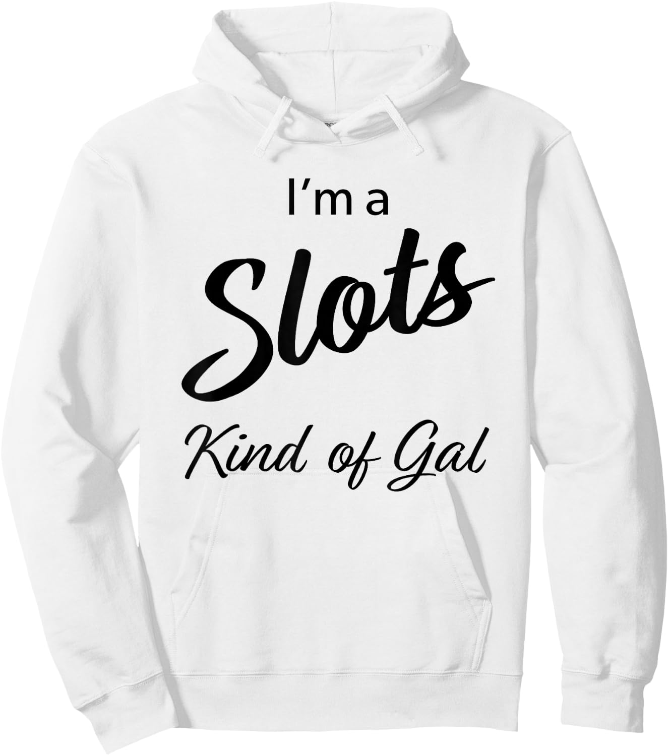 Funny Slots Gal Gambling Cute Casino Women Gift Hoodie - Hoodie | White