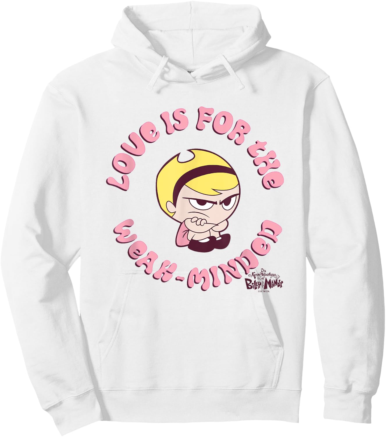The Grim Adventures of Billy and Mandy Love Is For The Weak Hoodie - Hoodie | White