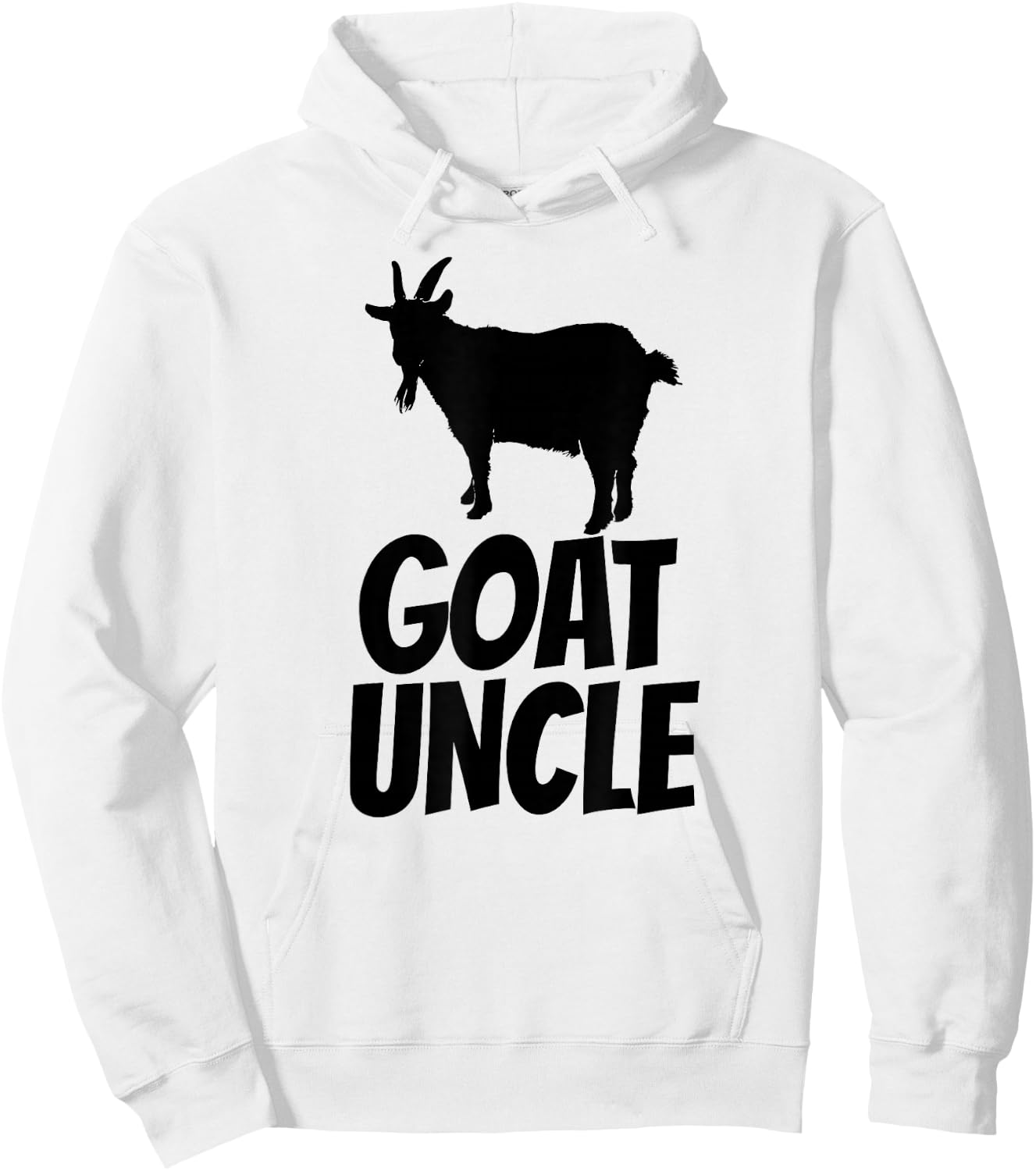 Goat Uncle - Goat Shirt Gift Goat Lovers Hoodie - Hoodie | White