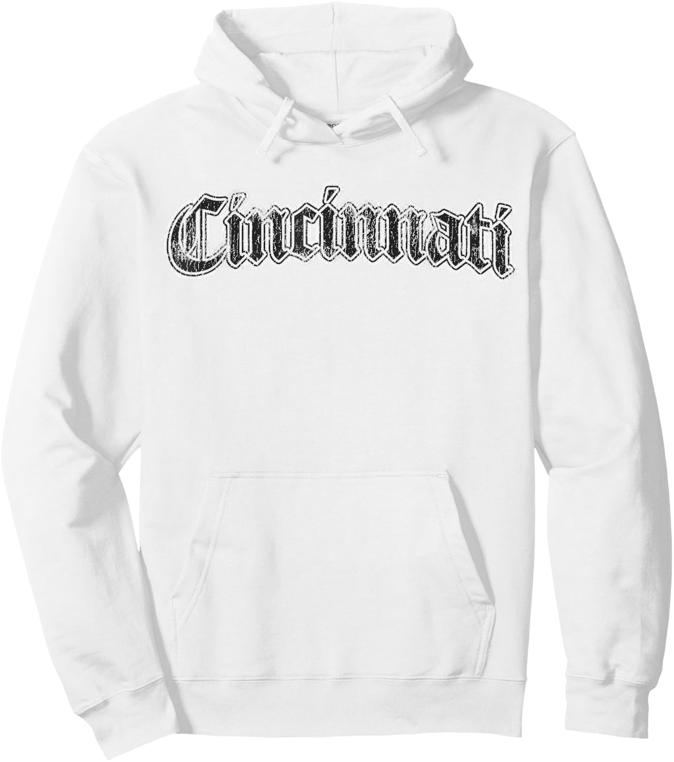 Retro Cincinnati Souvenir Hoodie - Hoodie | White