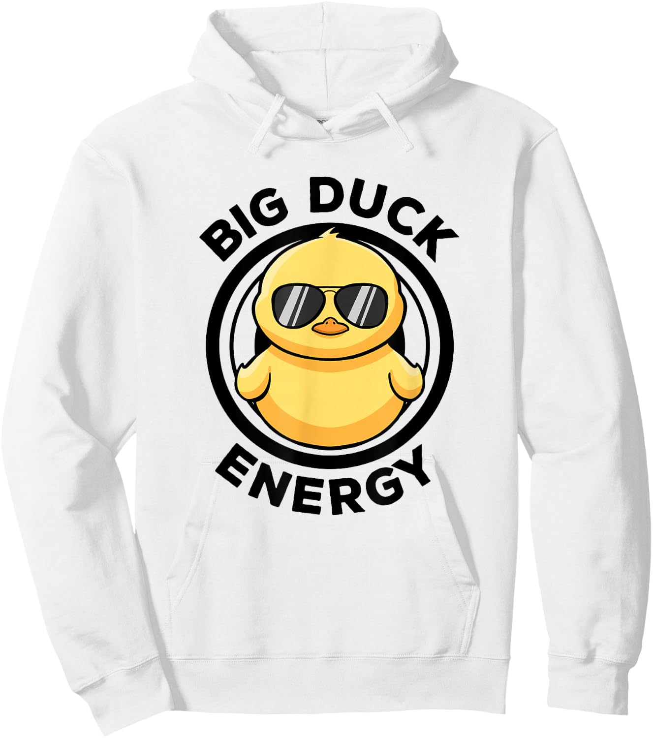 Big Duck Energy Duckie I Love Ducks Lovers Funny Rubber Duck Hoodie - Hoodie | White
