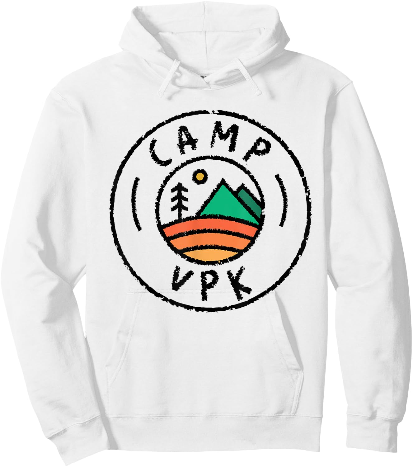 Camping Matching Voluntary Pre Kindergarten Camper Camp VPK Hoodie - Hoodie | White