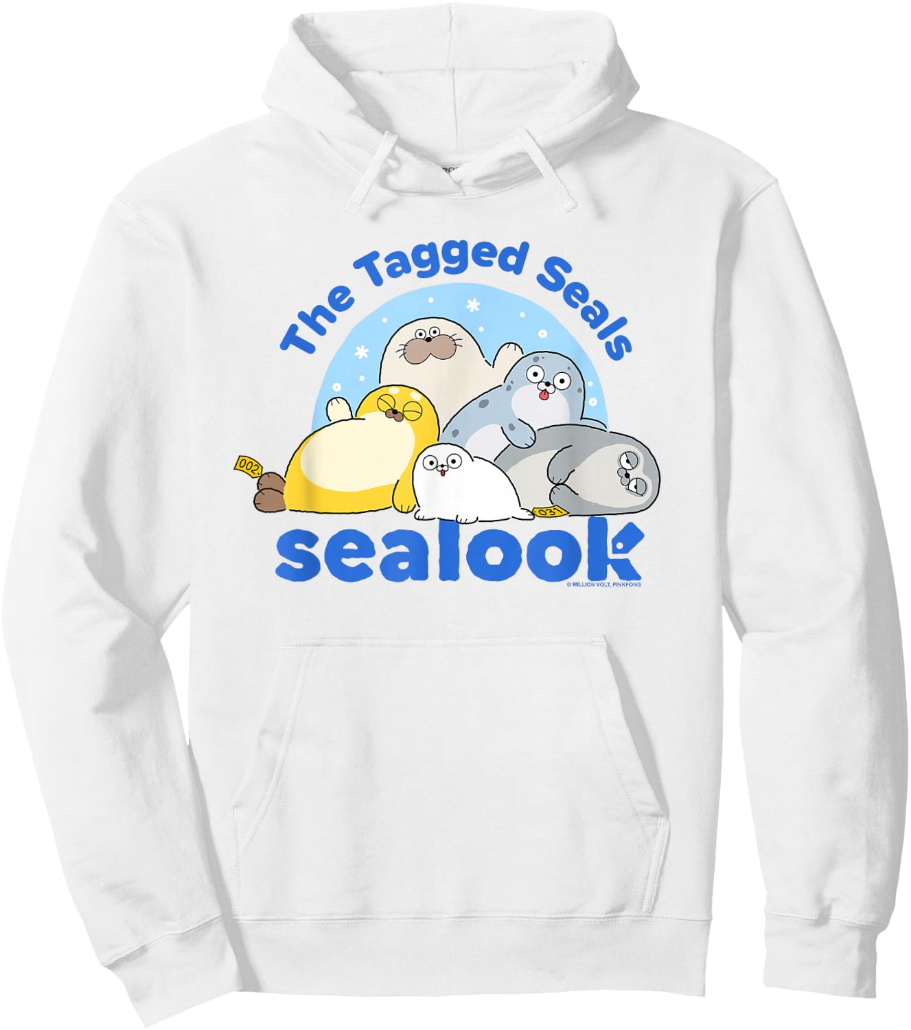 Sealook The Tagged Seals Hoodie - Hoodie | White