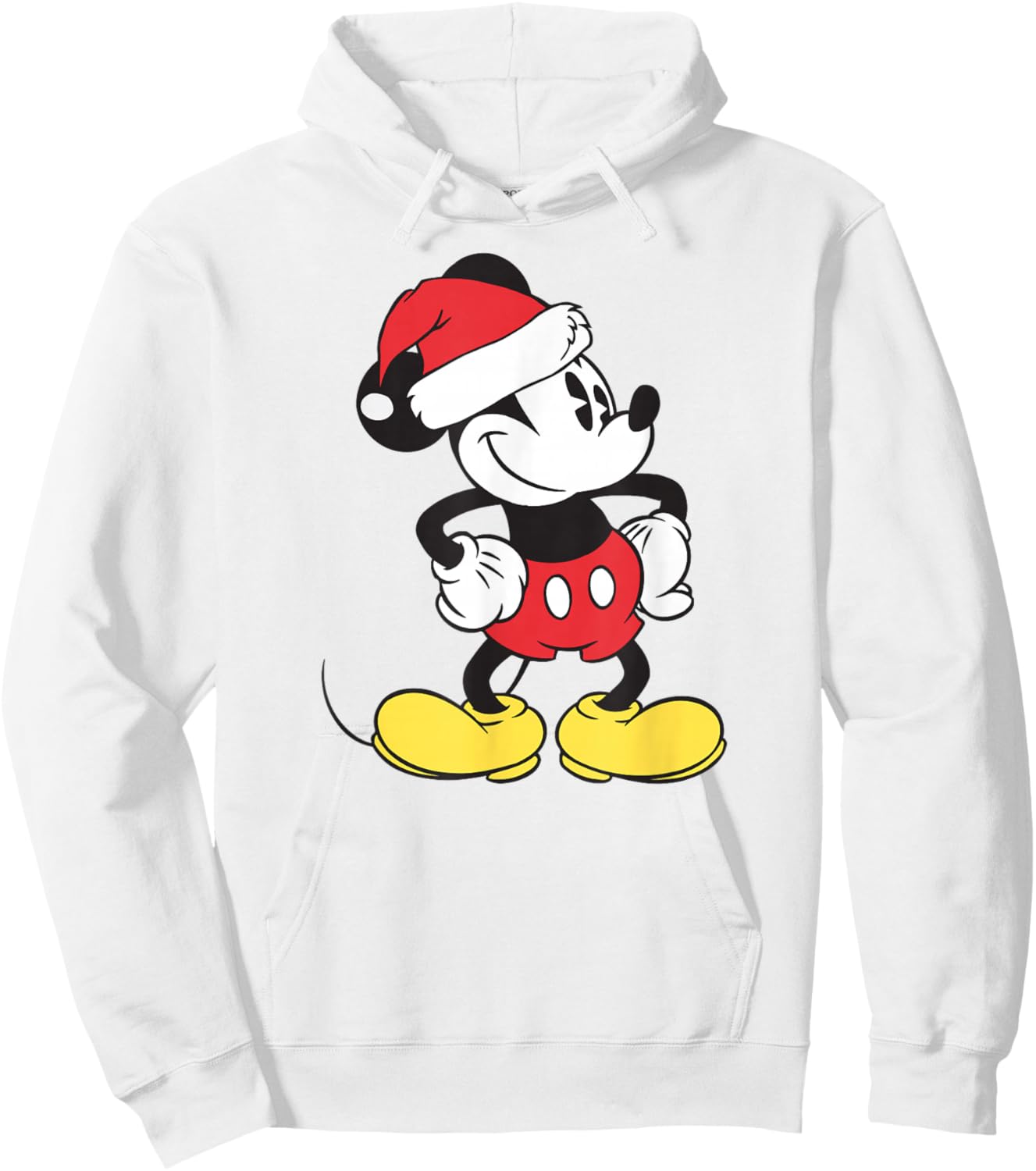 Disney - Santa Clause Mickey Mouse Holiday Hoodie - Hoodie | White