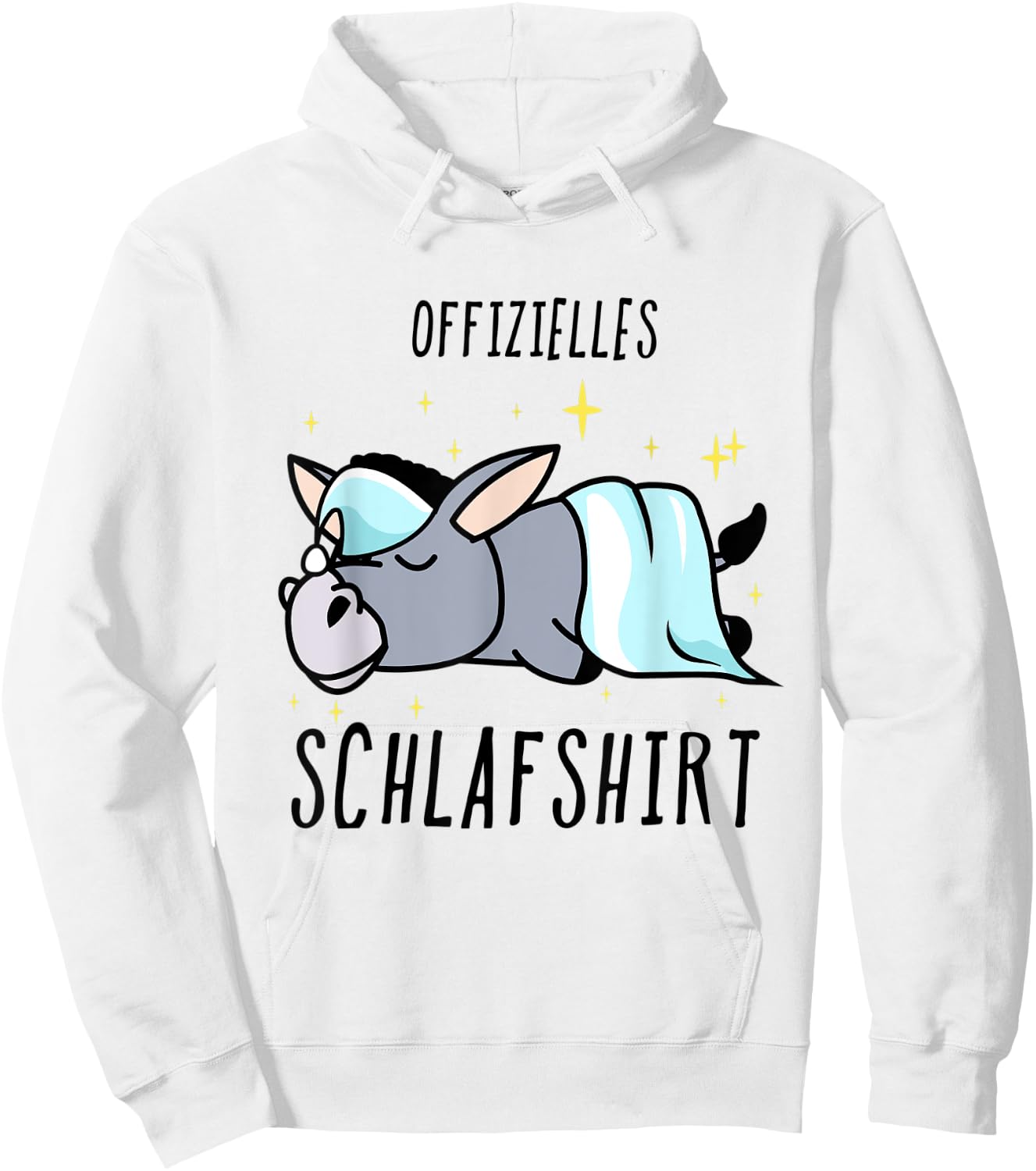 Esel Pyjama Schlafanzug Hoodie - Hoodie | White