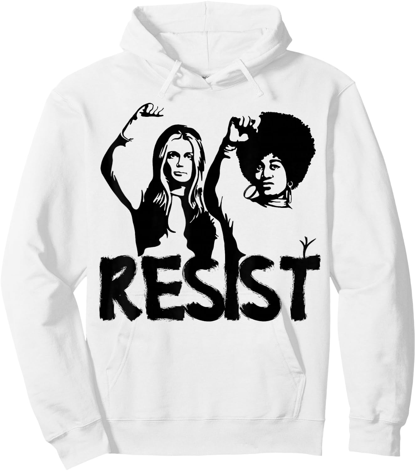 Gloria Steinem and Dorothy Pitman Hughes Resist Hoodie - Hoodie | White