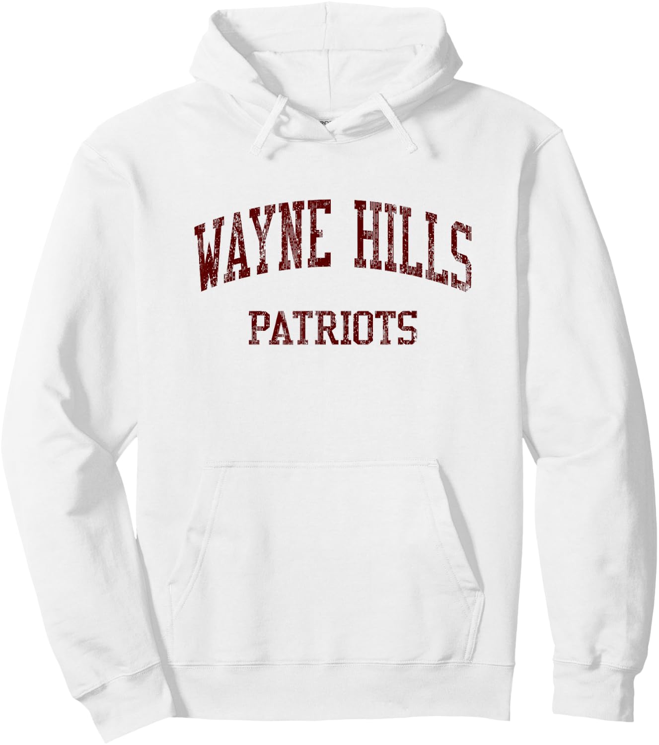Wayne Hills High School HS Wayne NJ Vintage Sports Hoodie - Hoodie | White