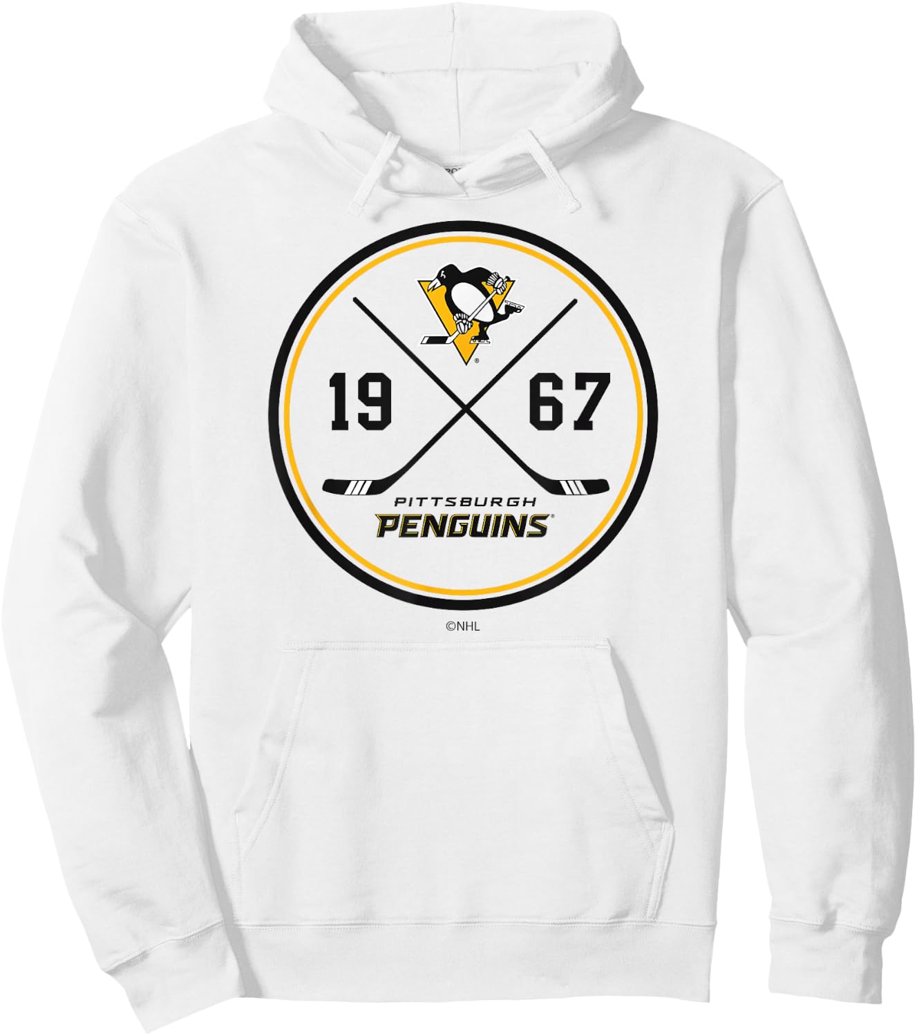 Pittsburgh Penguins Prize Gray Officially Licensed Hoodie - Hoodie | White