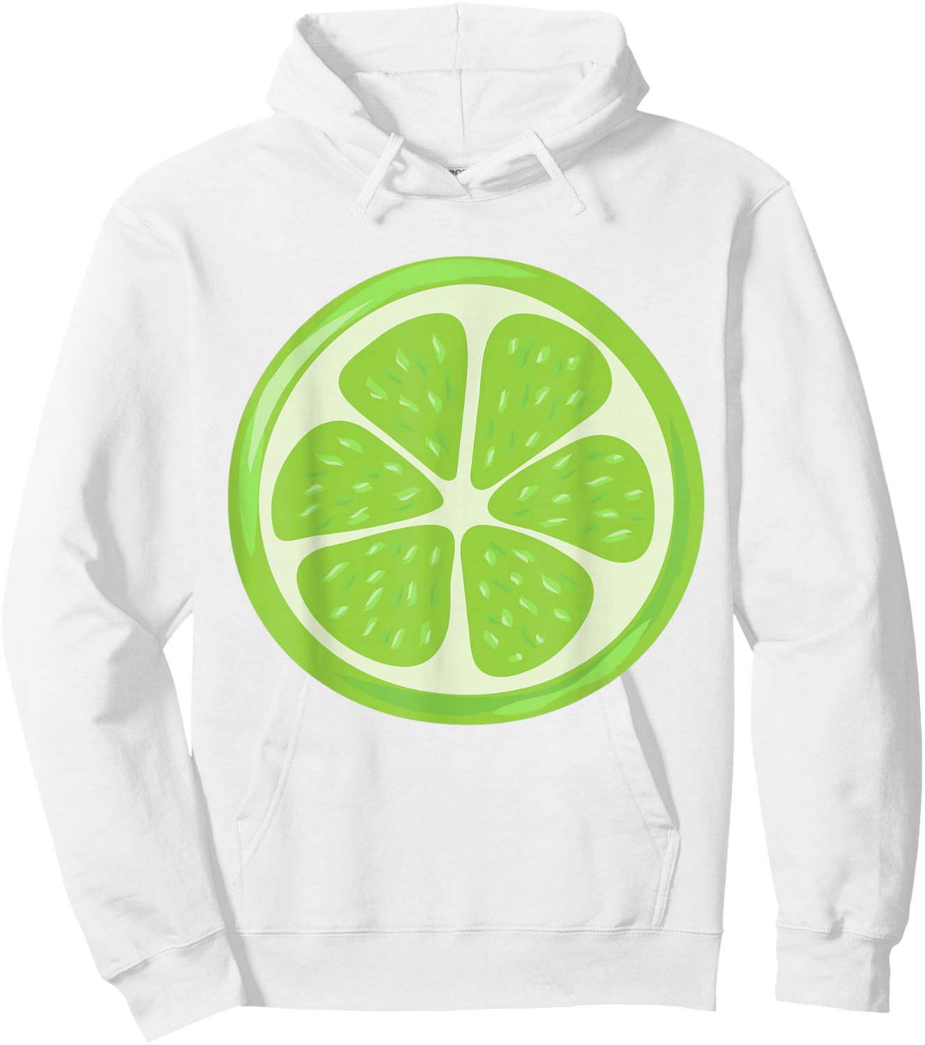 Lime Costume Fancy Dress Costume Fancy Dress Lime , Green Hoodie - Hoodie | White