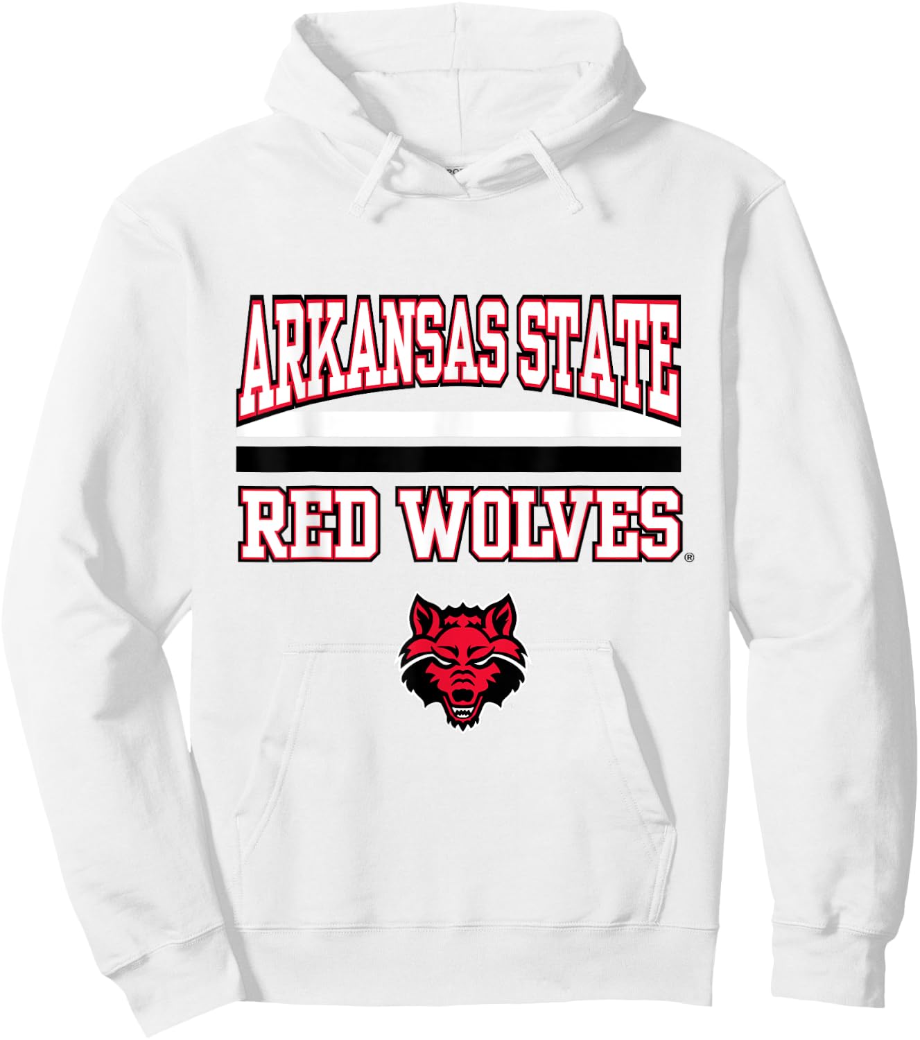 Arkansas State Wolves |NCAA University Merch | VNPARKST301 Hoodie - Hoodie | White