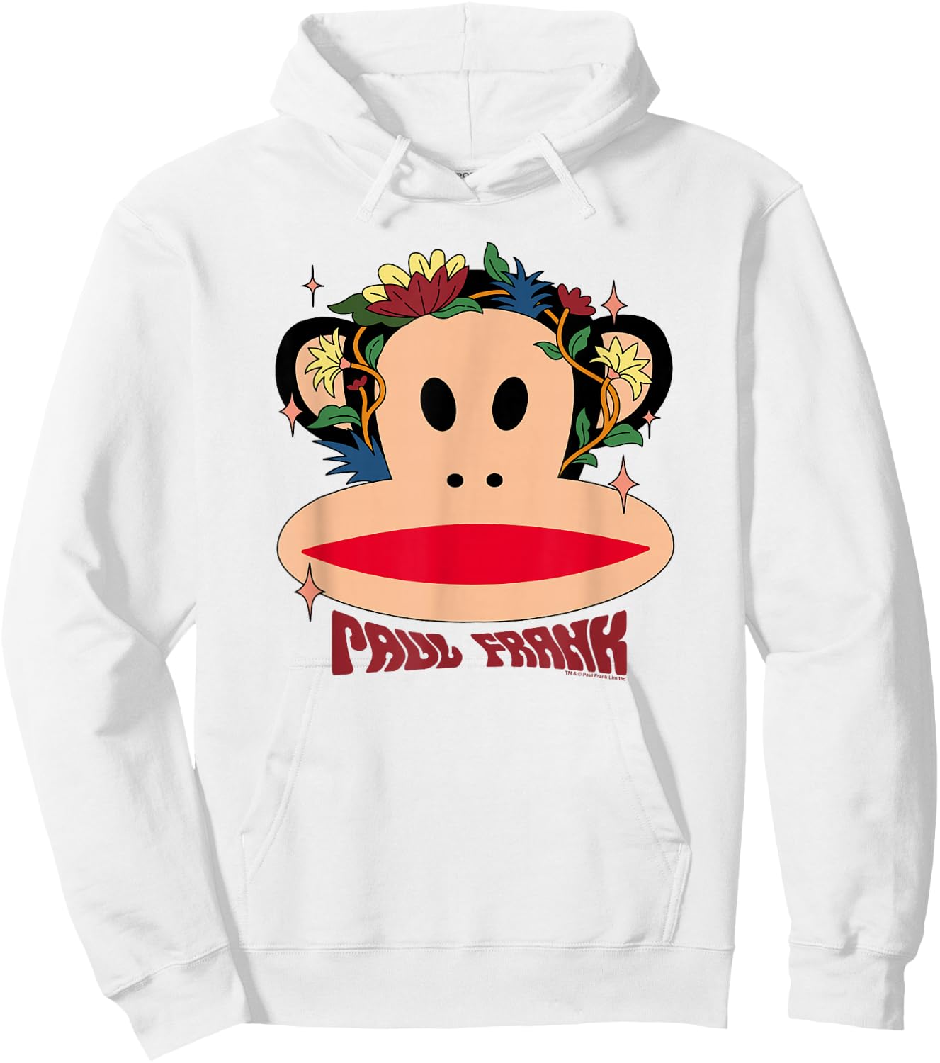 Paul Frank Julius mit Wildblumen Hoodie - Hoodie | White