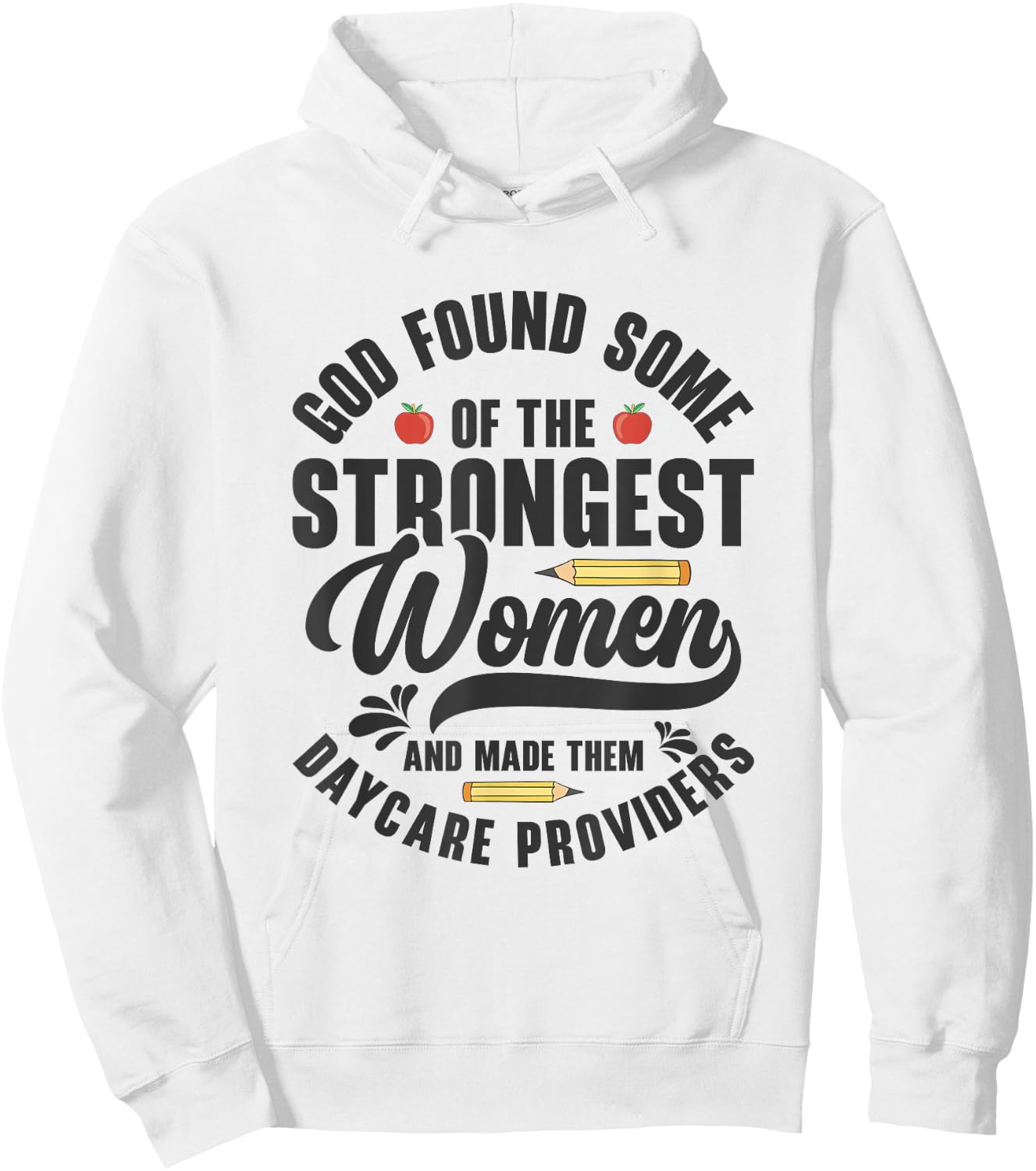 Funny Daycare Provider Children Education Childcare Teacher Women Hoodie - Hoodie | White