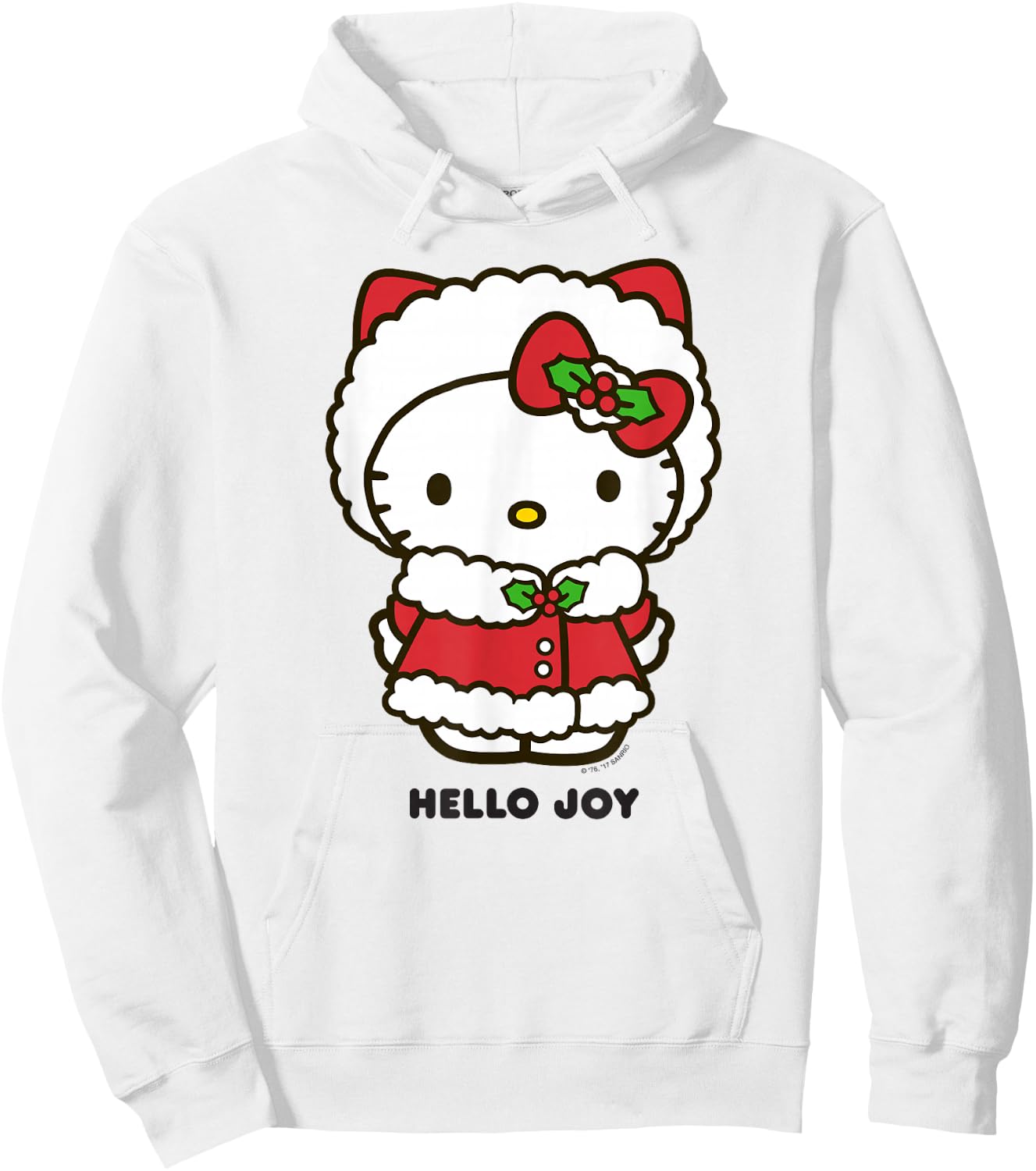 Hello Kitty Hello Joy Holiday Shirt Hoodie - Hoodie | White