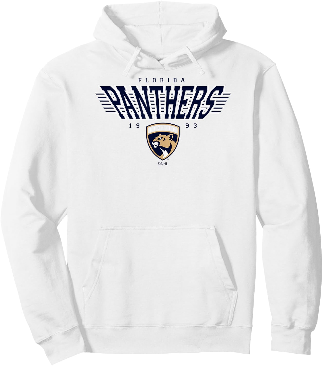 Florida Panthers Laser Red Officially Licensed Hoodie - Hoodie | White