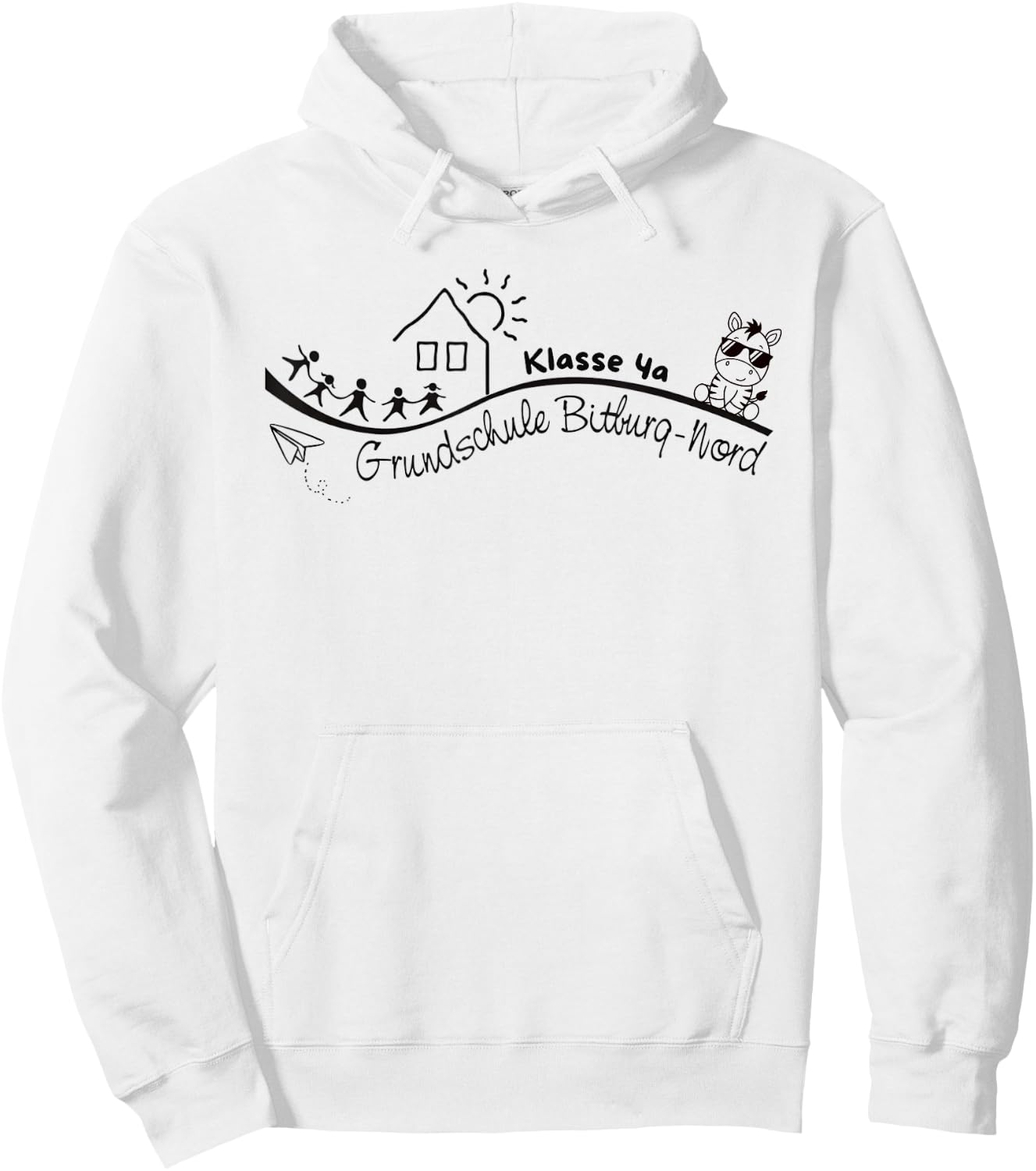 Klasse 4a Grundschule Bitburg Nord Schulabschluss Design Hoodie - Hoodie | White