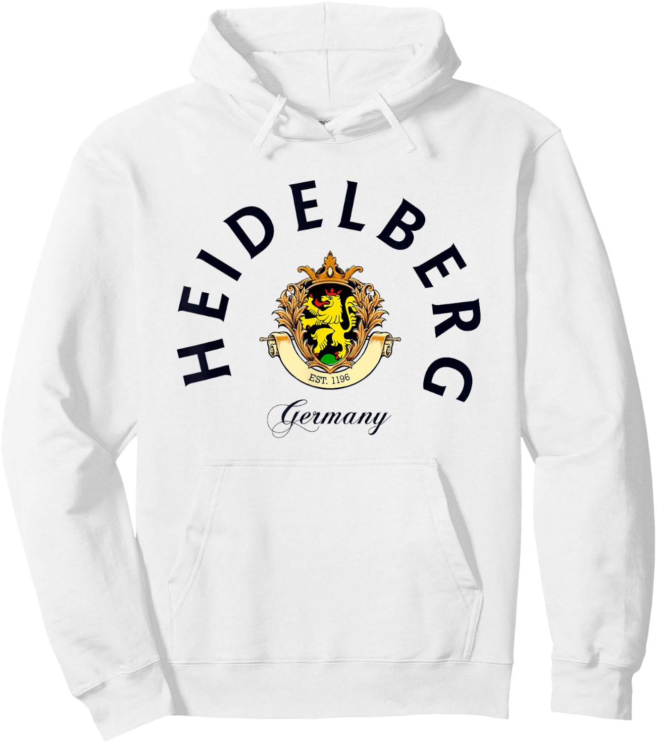 Heidelberg Germany Travel Vintage German Park Hoodie - Hoodie | White