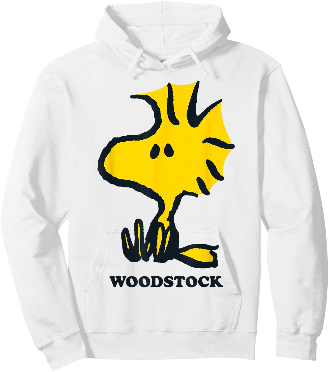 Peanuts Woodstock Sit Down , White, S Hoodie - Hoodie | White