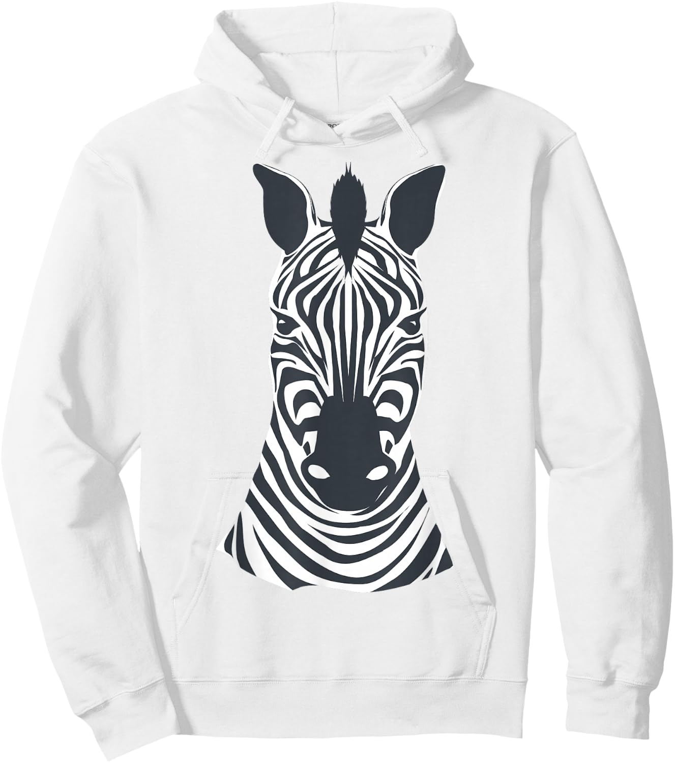 DIY Fancy Dress Kids Zebra Face Costume Boys Girls Child , White, s Hoodie - Hoodie | White