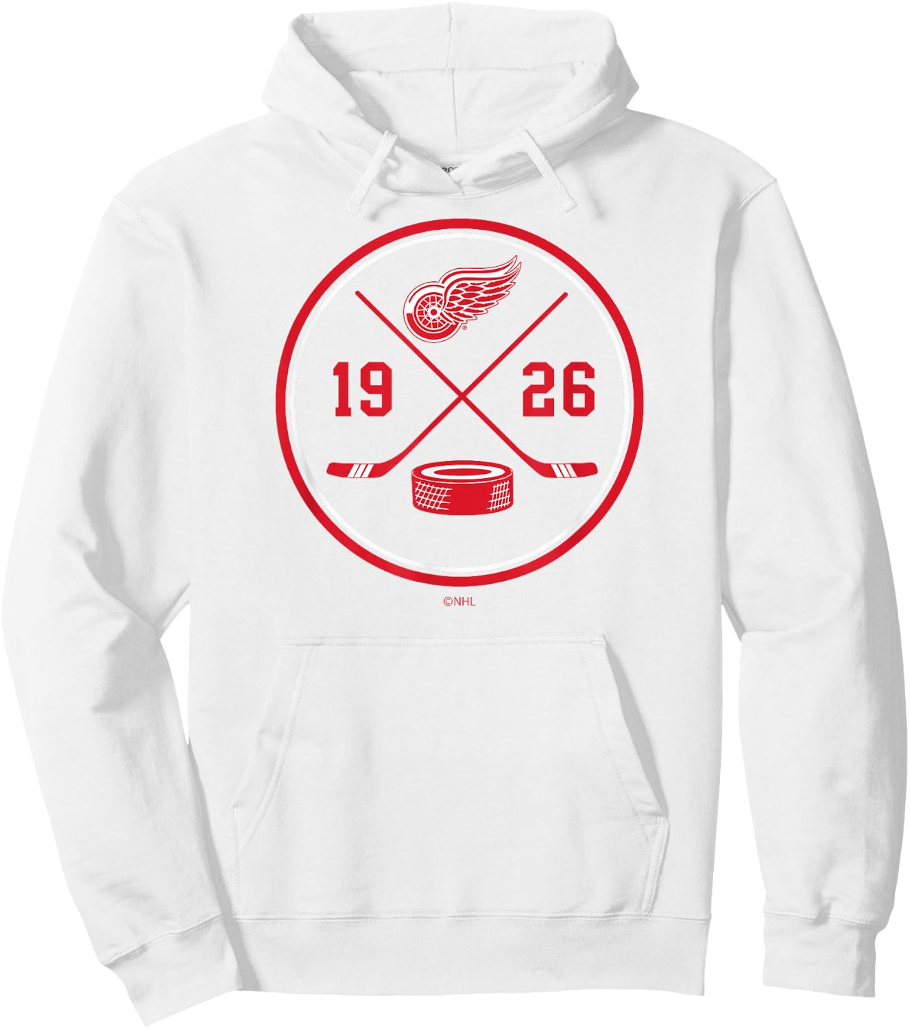 Detroit Red Wings Prize Officially Licensed Hoodie - Hoodie | White