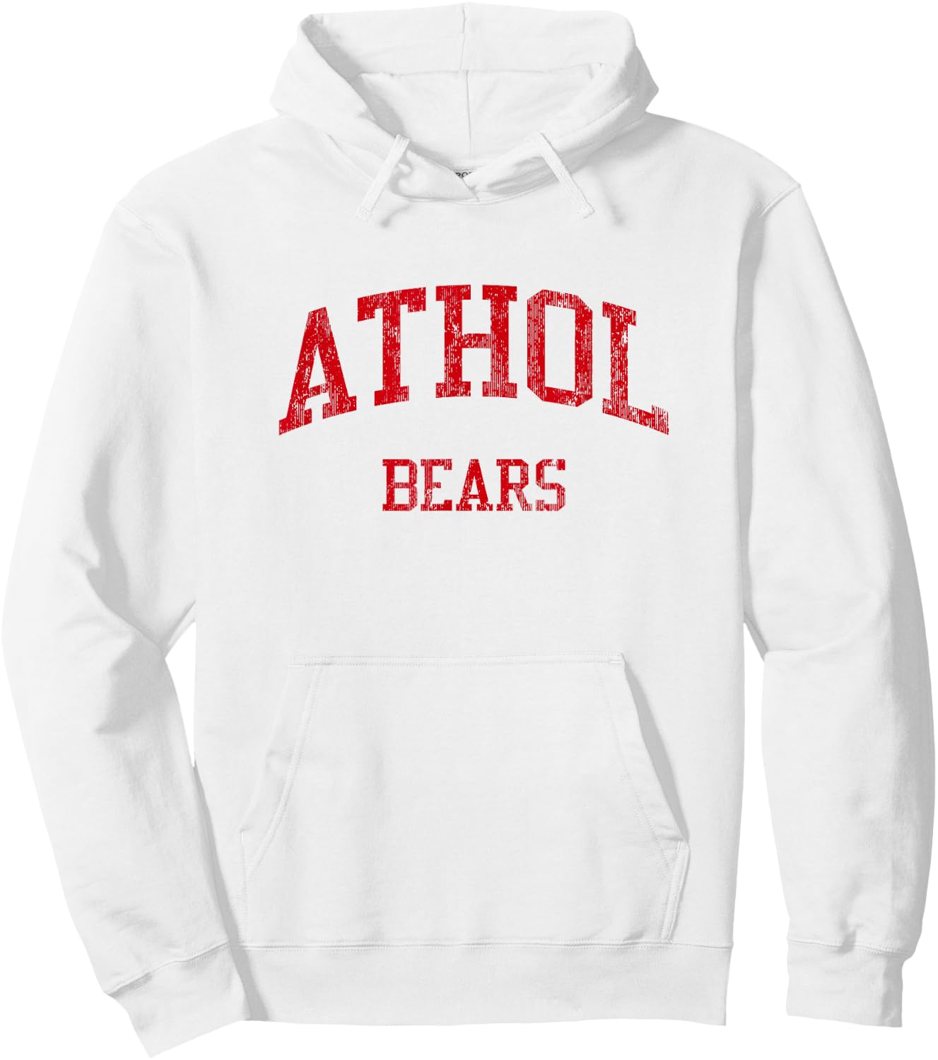 Athol High School HS Athol MA Vintage Sports Hoodie - Hoodie | White