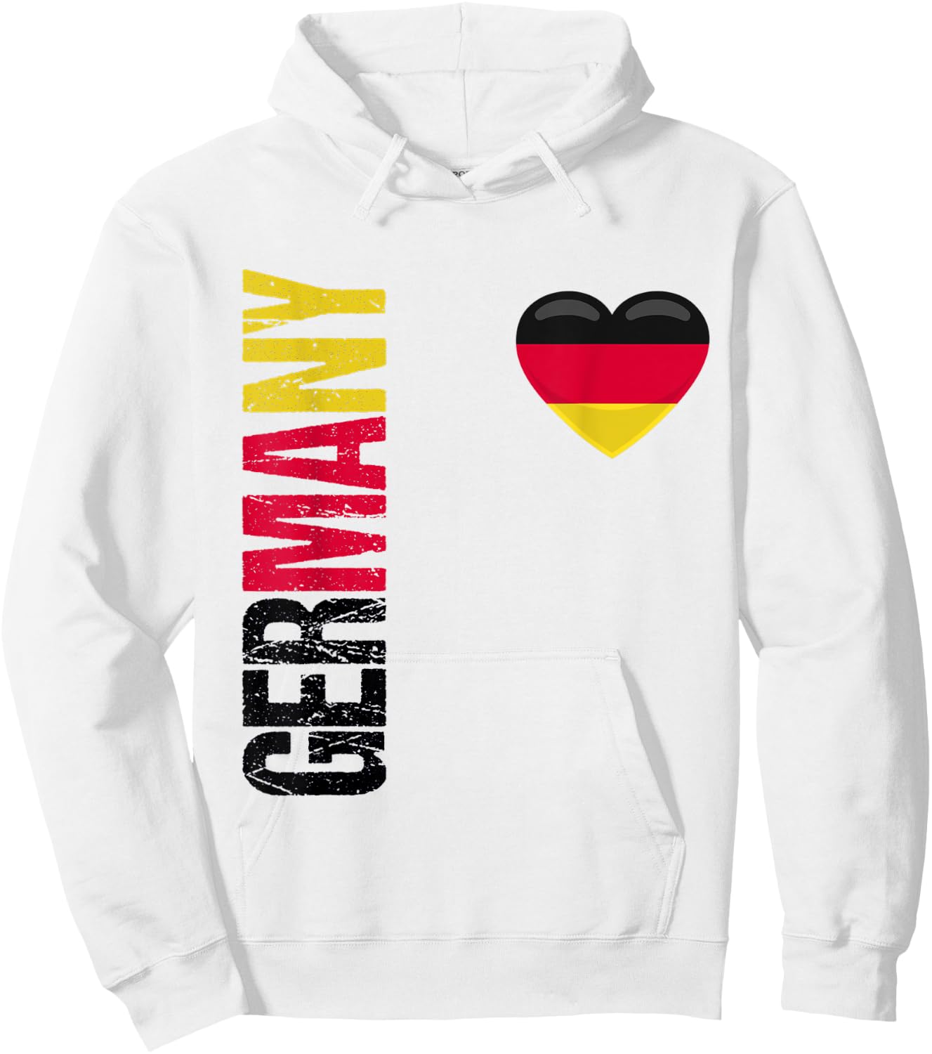 Germany Fußball Deutschland Flagge Trikot Hoodie - Hoodie | White
