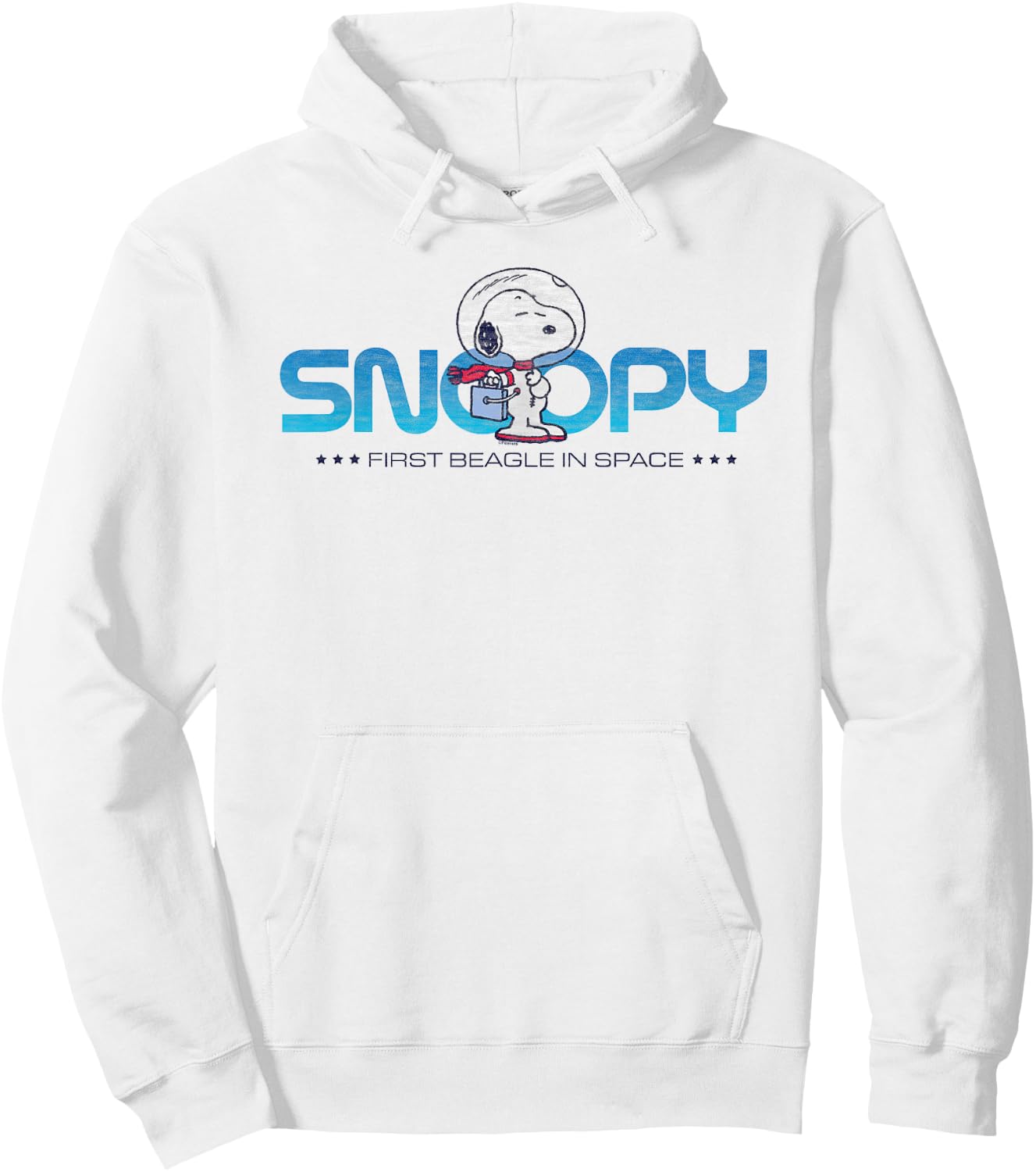 Peanuts Snoopy First Beagle in Space Hoodie - Hoodie | White