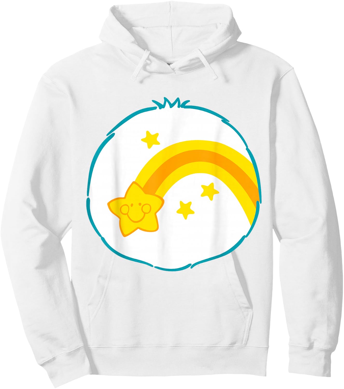 Care Bears Wish Belly , blue Hoodie - Hoodie | White