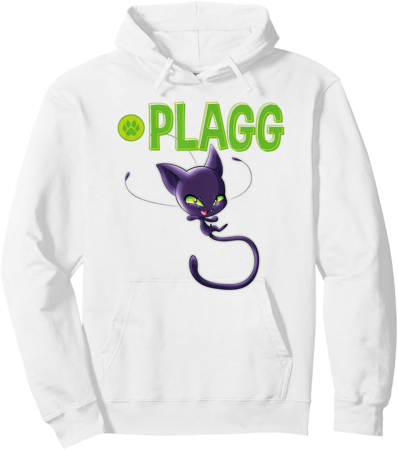 Miraculous Ladybug Kwamis Collection Plagg power Hoodie - Hoodie | White