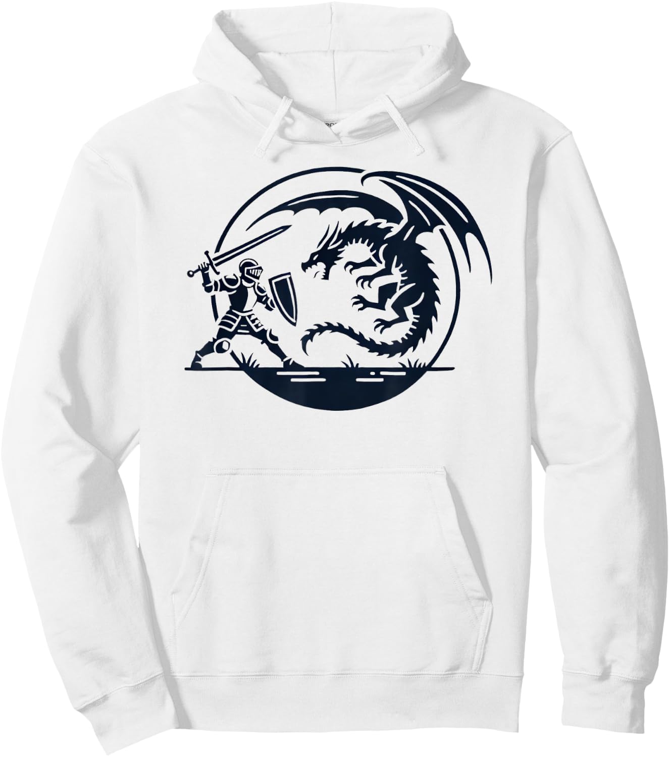 Medieval Dragon Knight Renaissance Fair Faire Festival Theme Hoodie - Hoodie | White