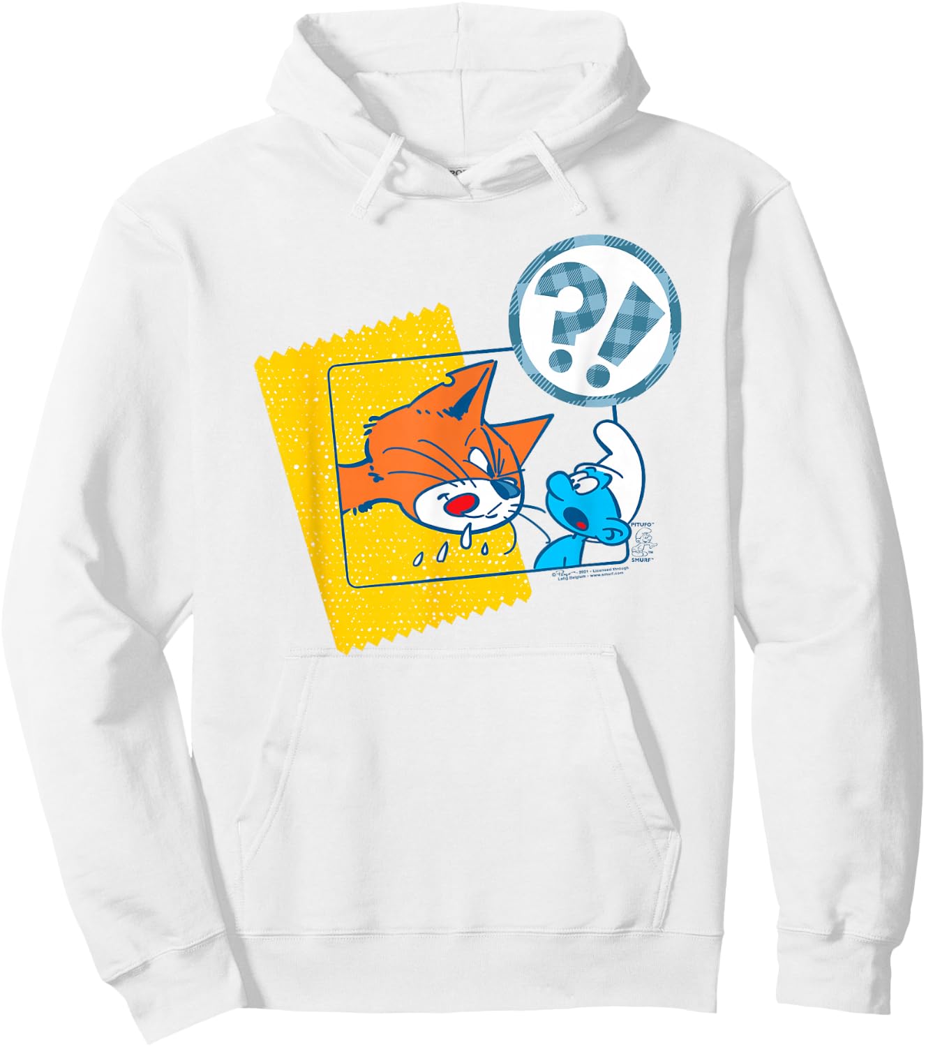 The Smurfs Azrael's Ready for Dinner Hoodie - Hoodie | White