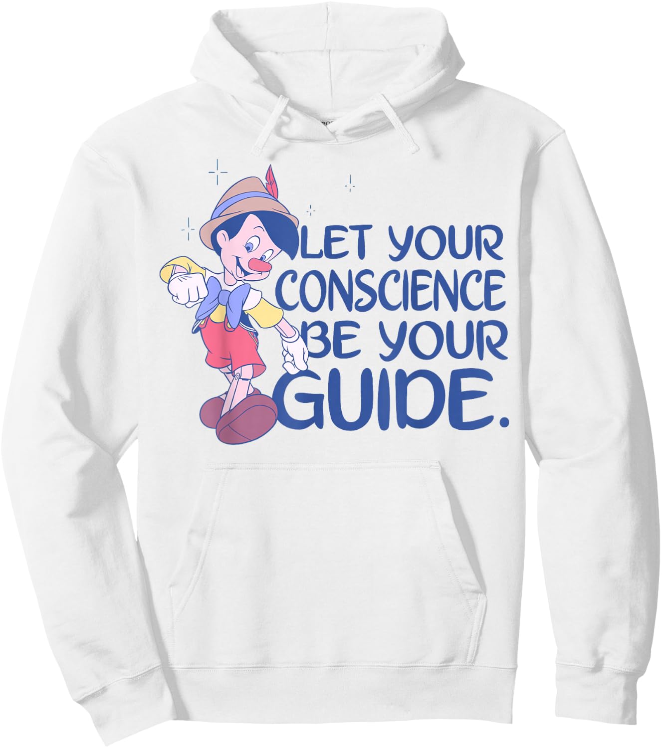 Disney Pinocchio Let Your Conscience Be Your Guide Hoodie - Hoodie | White
