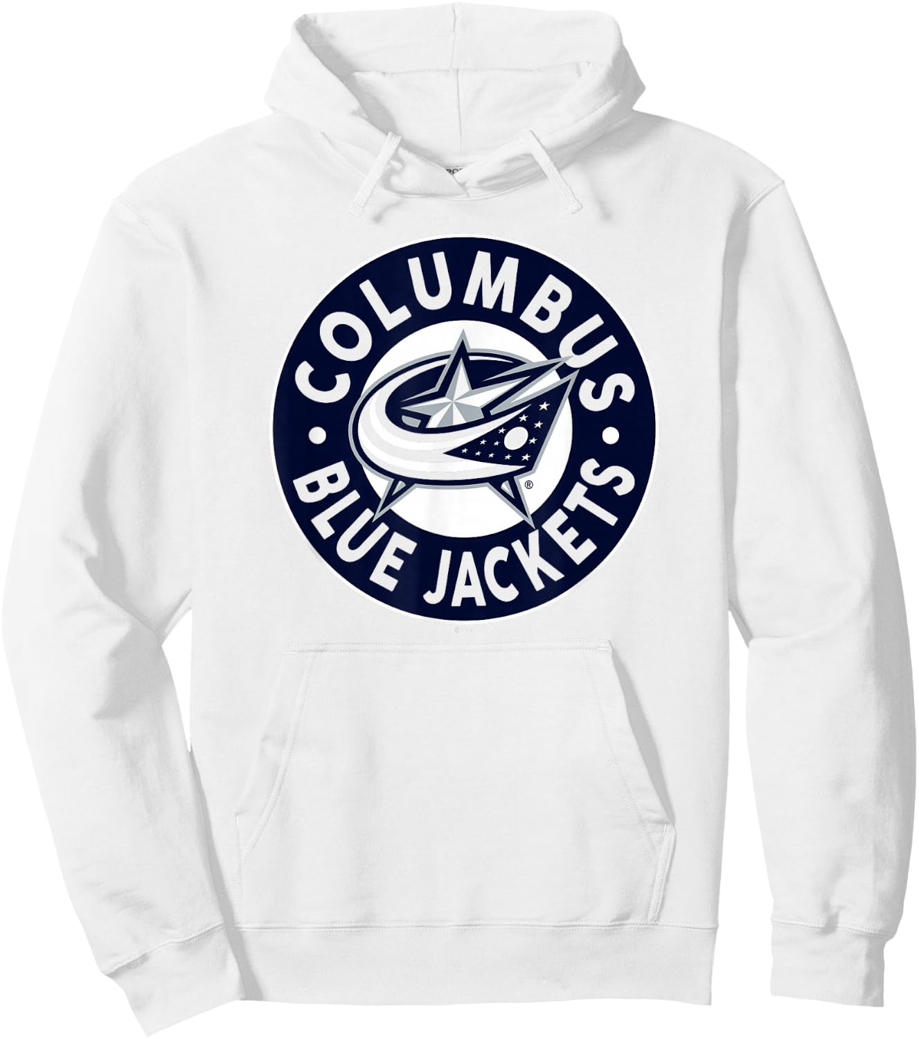 Columbus Blue Jackets Symbol Red Officially Licensed Hoodie - Hoodie | White