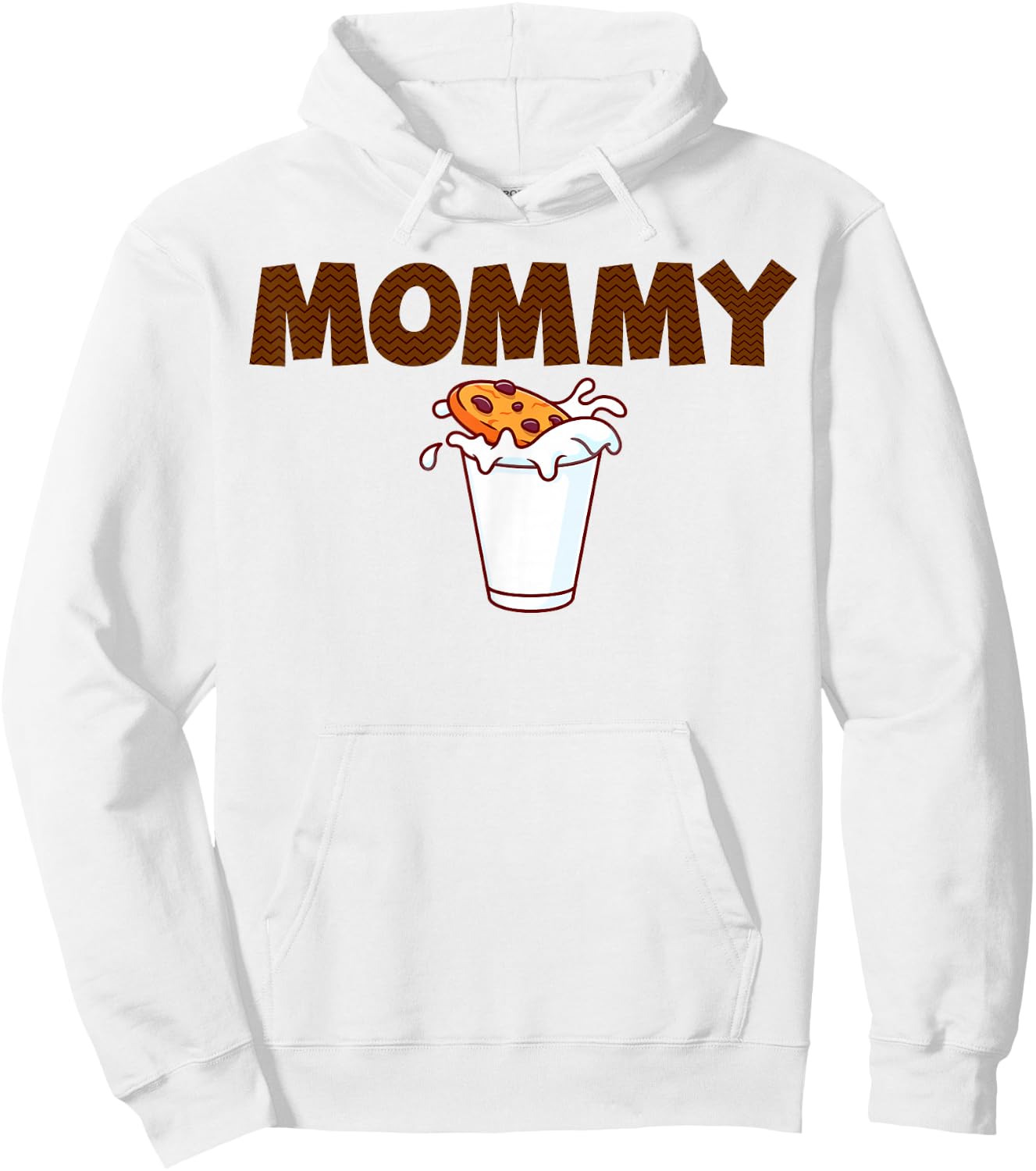 Mommy Milk & Cookies Theme Kids 1st Birthday Party Matching Hoodie - Hoodie | White