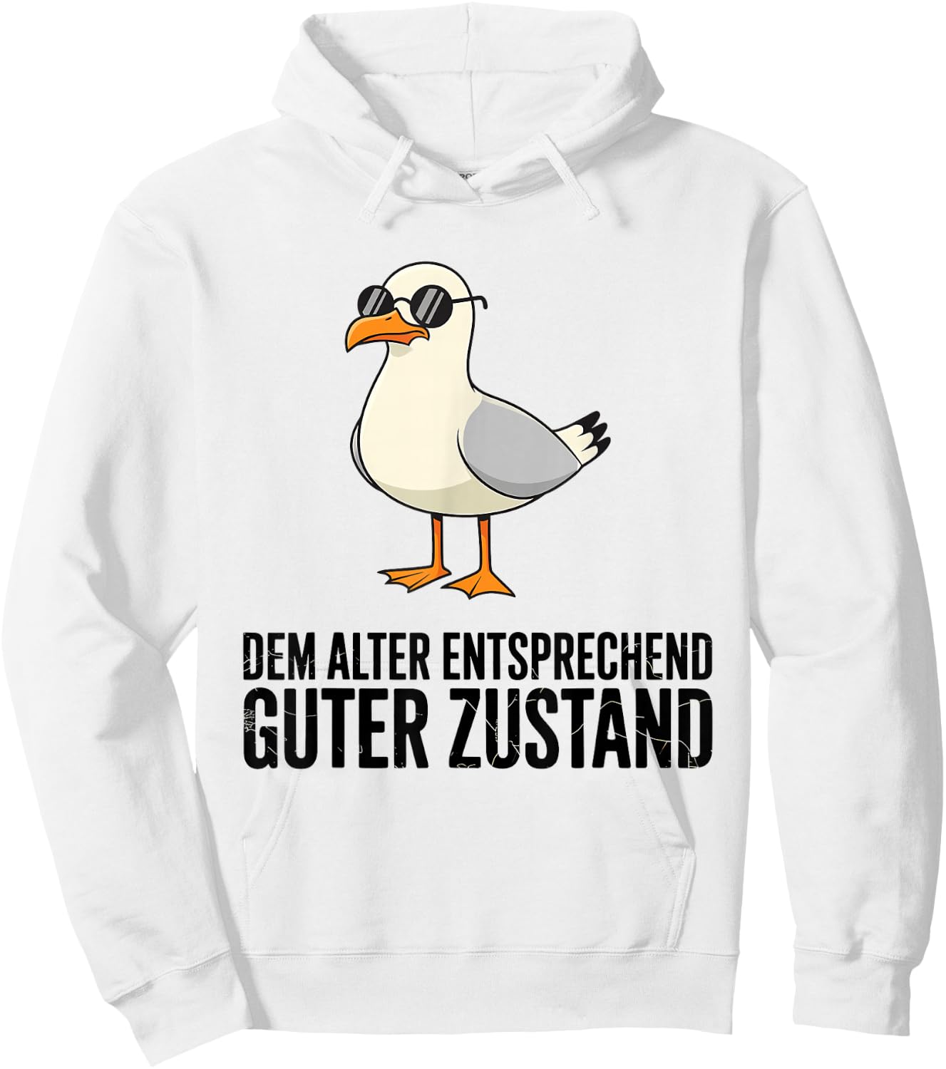 Dem Alter Entsprechend Guter Zustand Möwe Hoodie - Hoodie | White