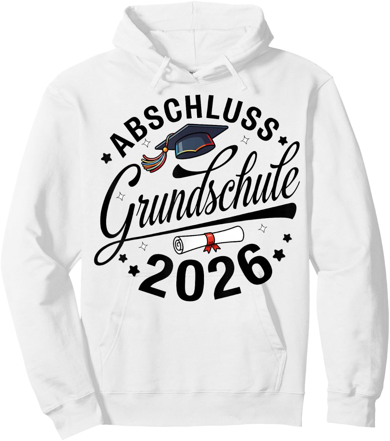 Abschluss Grundschule geschafft 2026 Abschied Hoodie - Hoodie | White