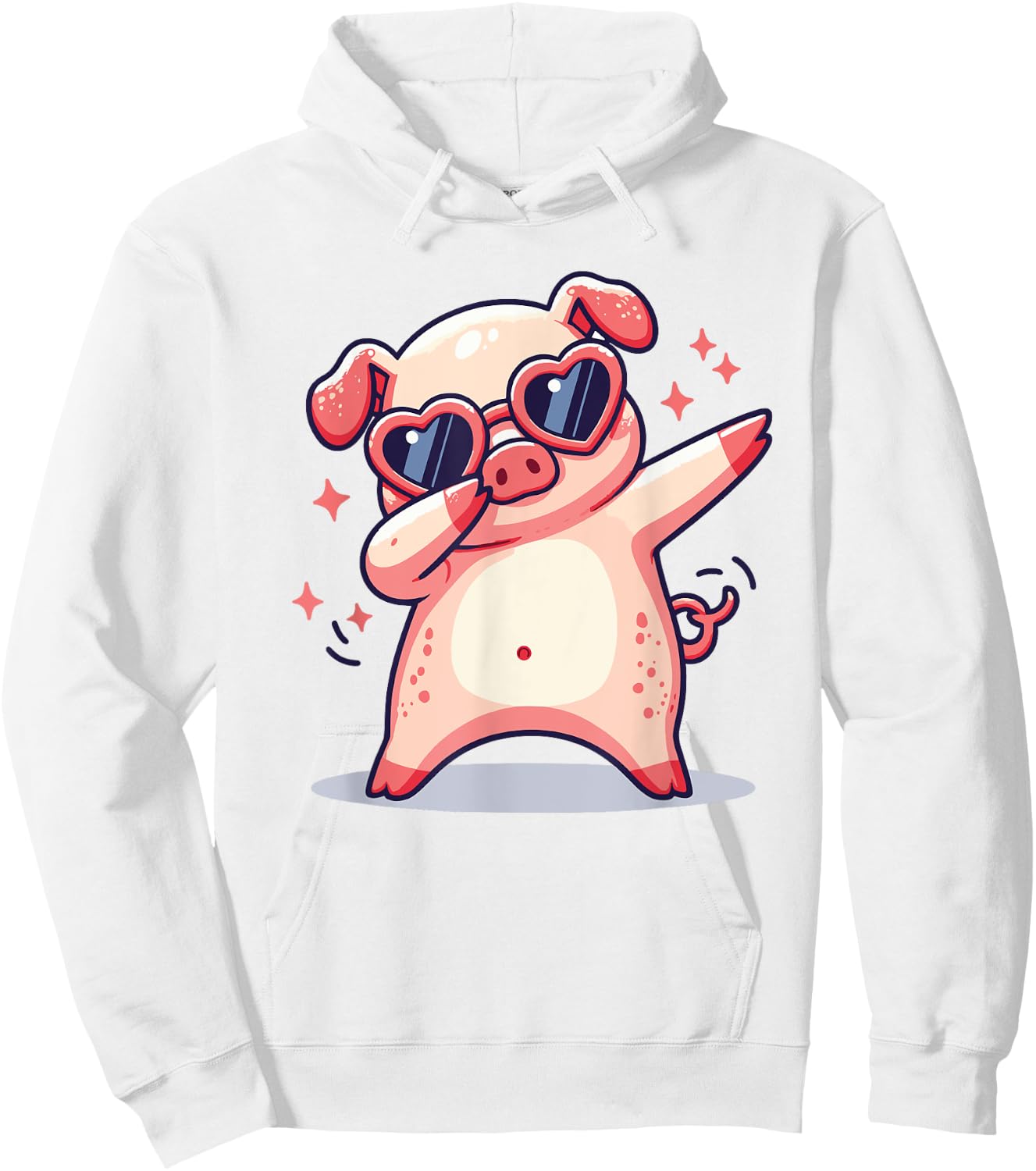 Dabbing Pig Dab Dance Pig Lovers Farmer Hoodie - Hoodie | White