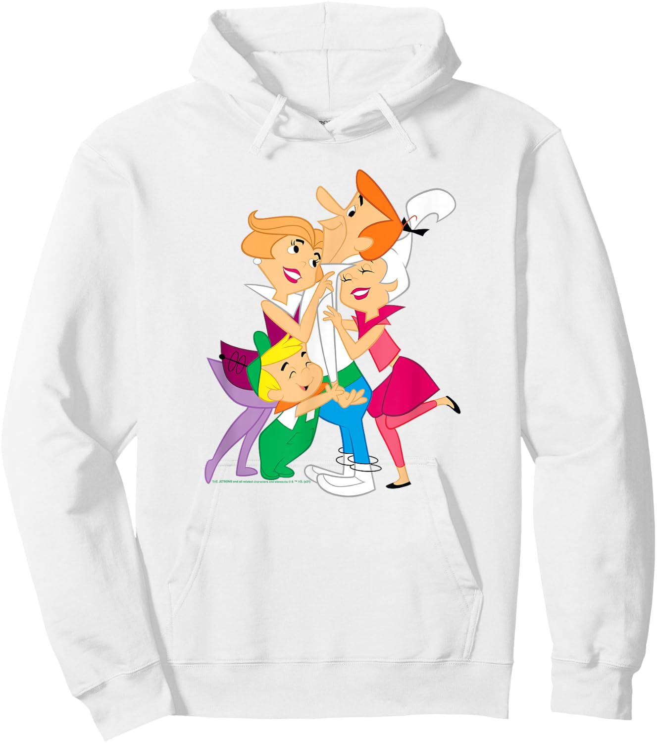 The Jetsons George Jane Judy Elroy Group Hug Hoodie - Hoodie | White