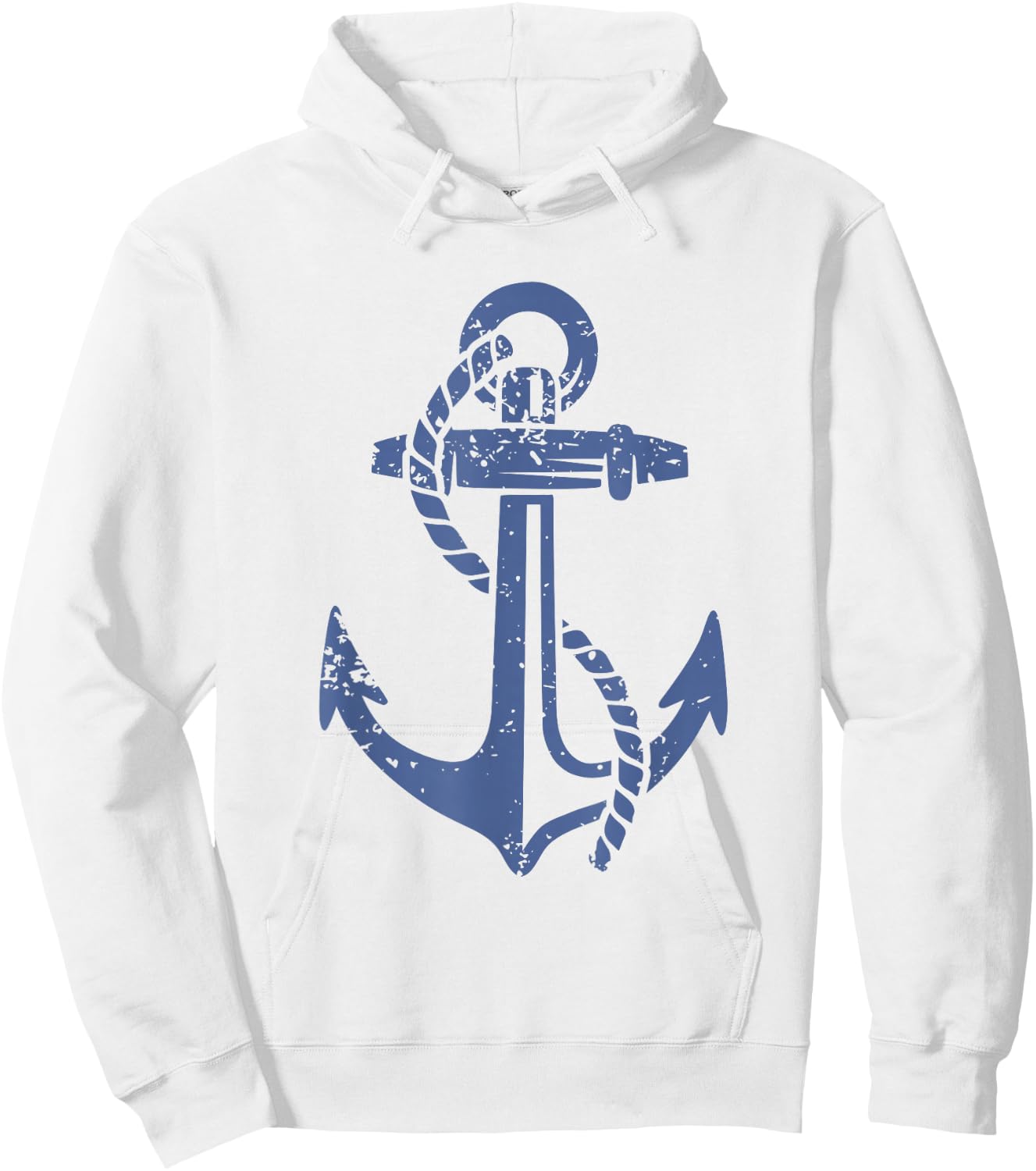 Matelot Anchor , white, S Hoodie - Hoodie | White