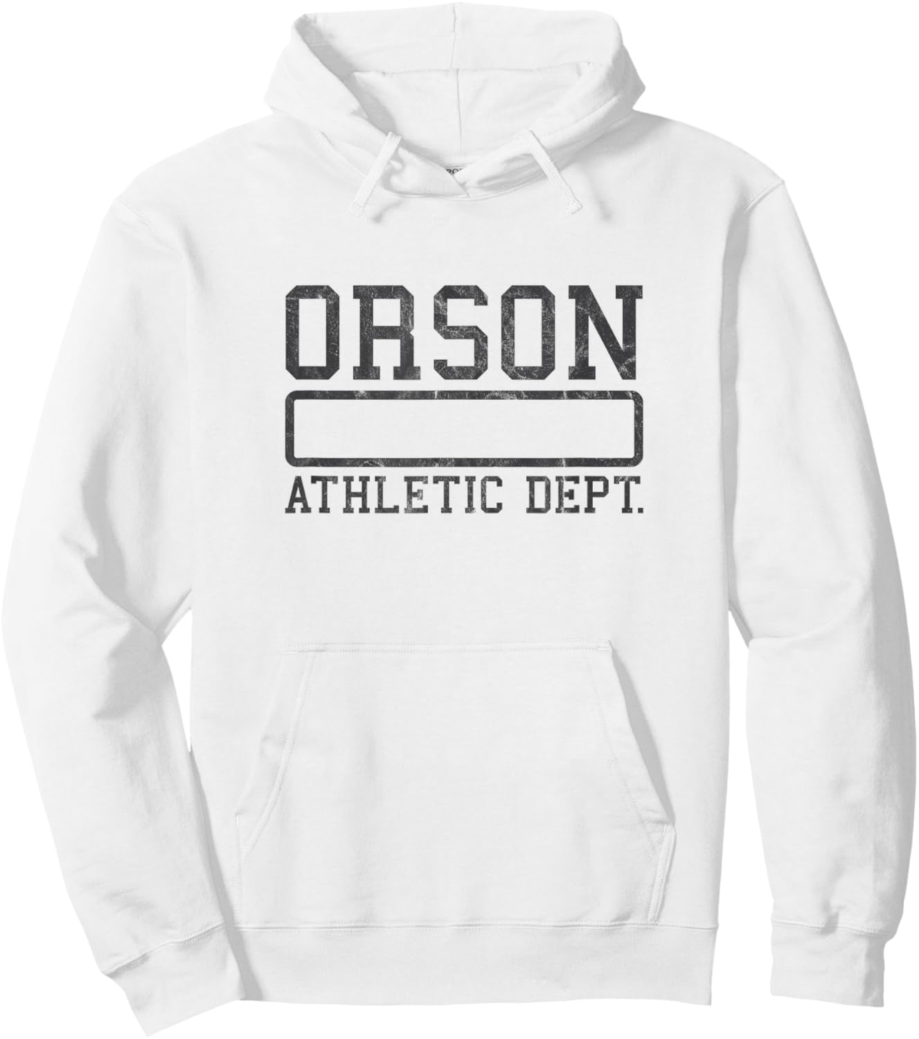 Orson Athletic Department XL Heather Grey Hoodie - Hoodie | White