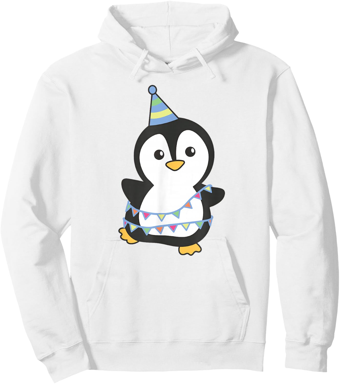 Birthday Penguin for Children a Birthday Penguin Hoodie - Hoodie | White