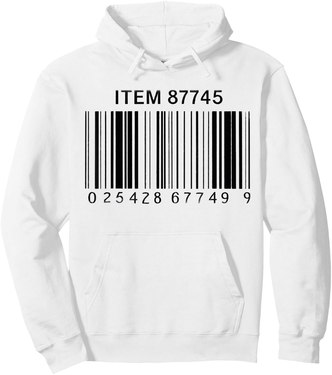 Rotisserie Chicken UPC Code 4.99 Funny Food Code Hoodie - Hoodie | White