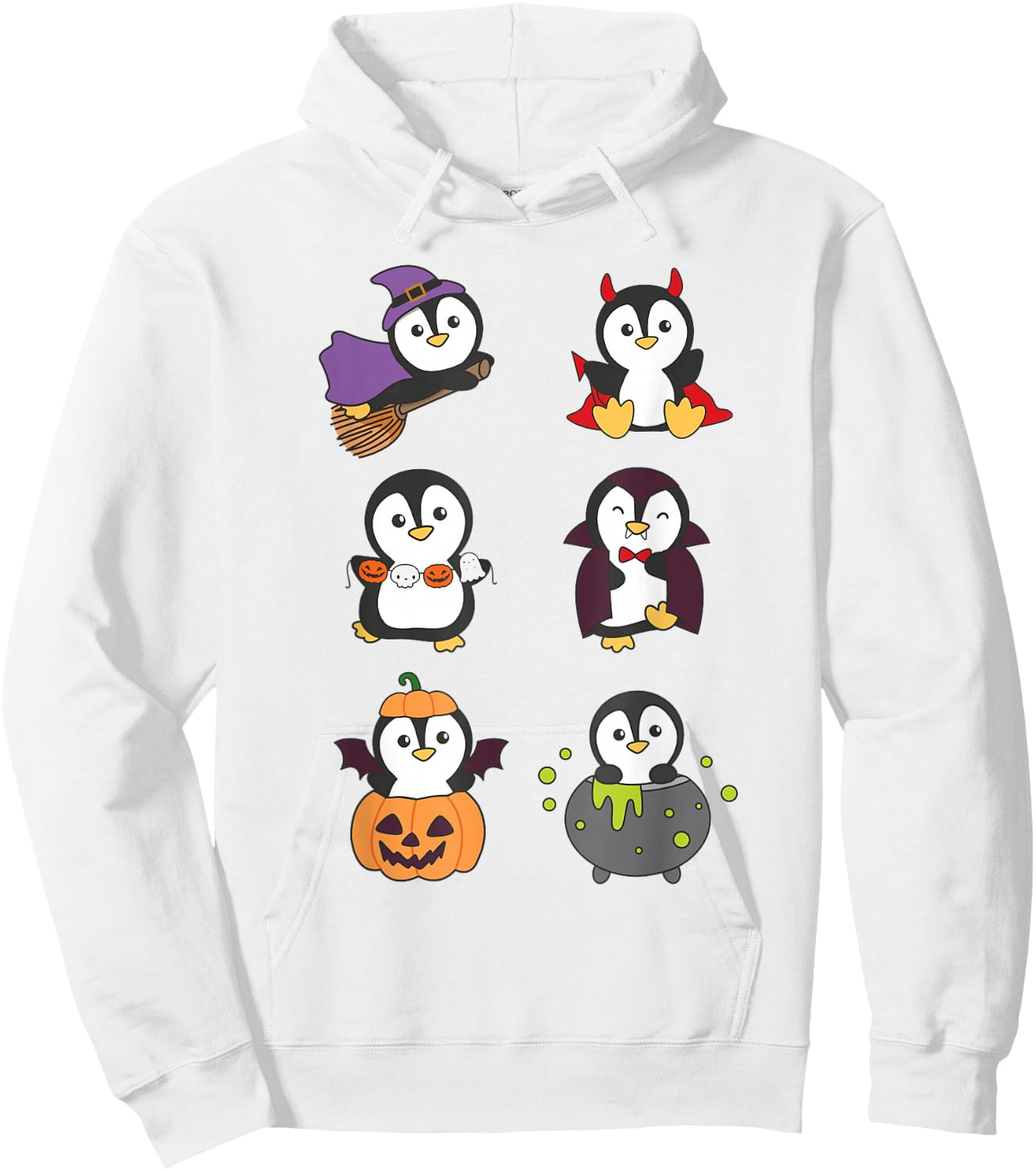Penguin Halloween Costume Penguins Halloween Hoodie - Hoodie | White