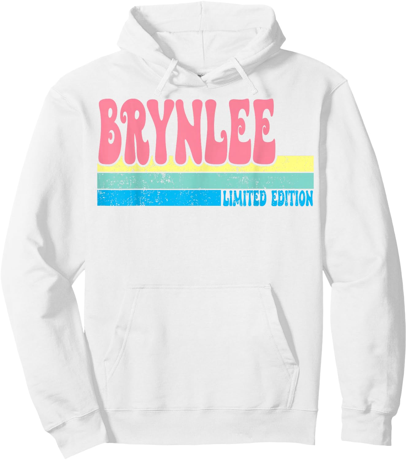 BRYNLEE Name Personalized Cute Idea Groovy Women BRYNLEE Hoodie - Hoodie | White