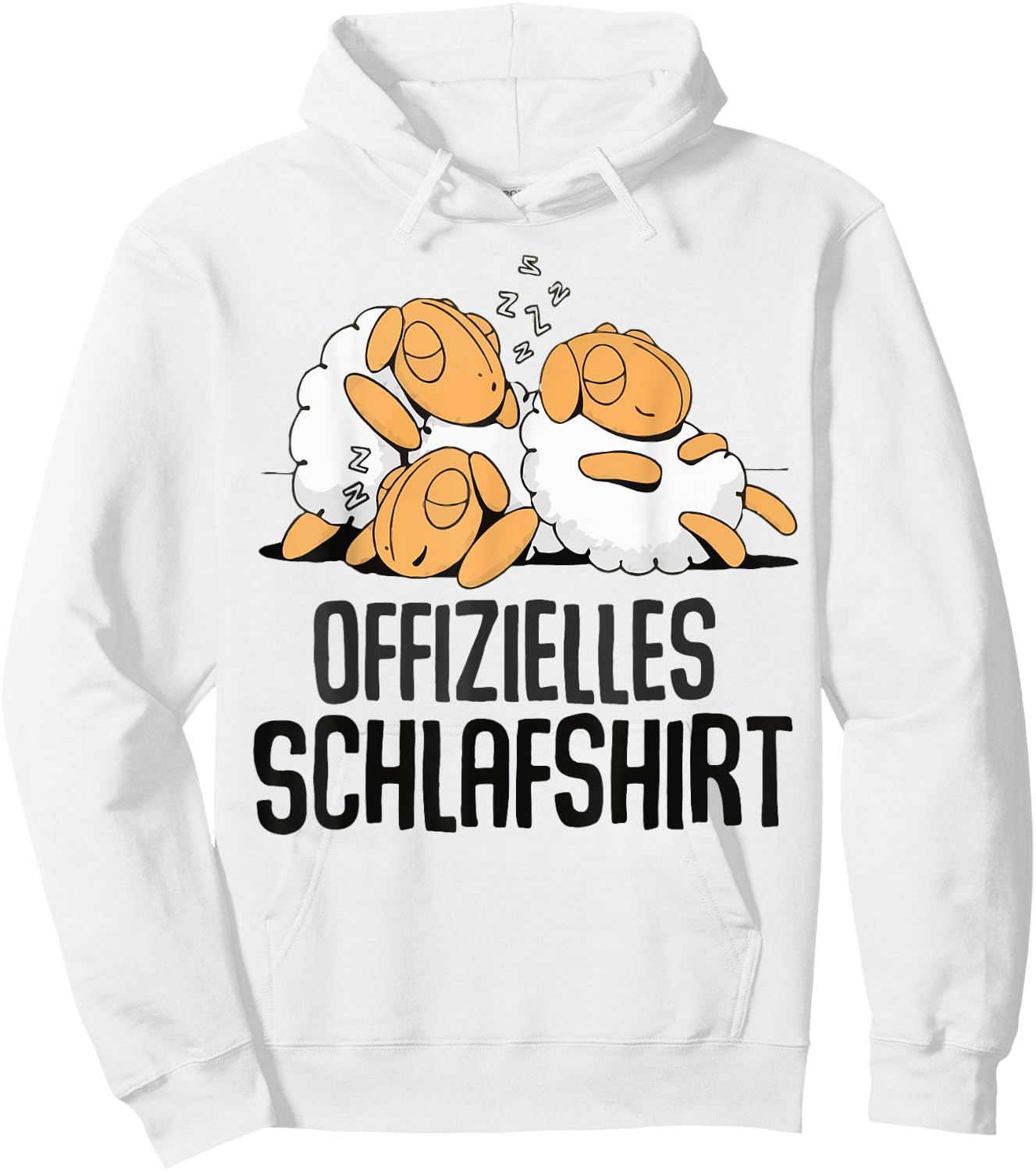 Schaf Offizielles Schlafshirt Schlafanzug & Nachthemd Schaf Hoodie - Hoodie | White