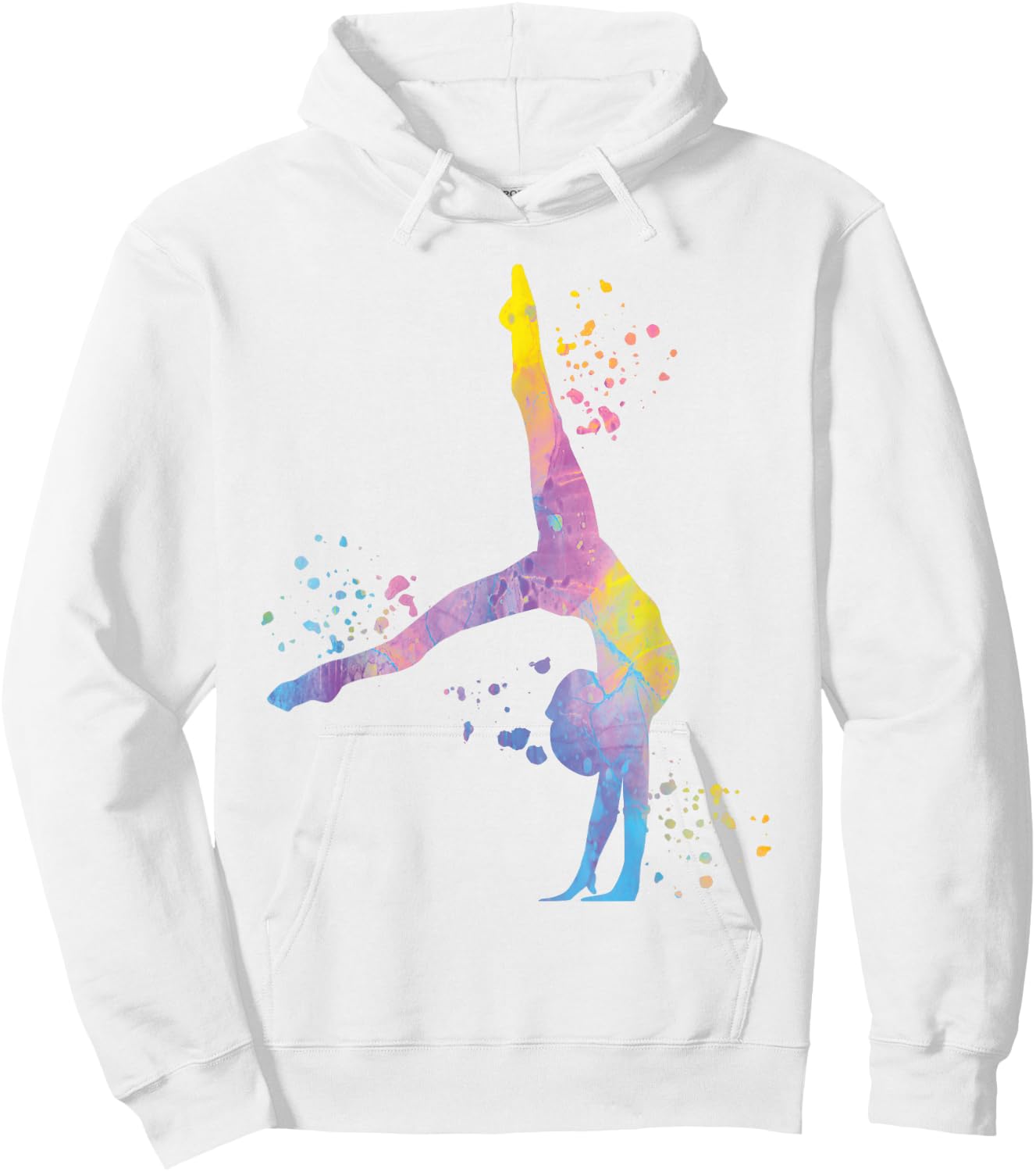 Gymnastic Gymnastics for Girls and Children, White Hoodie - Hoodie | White