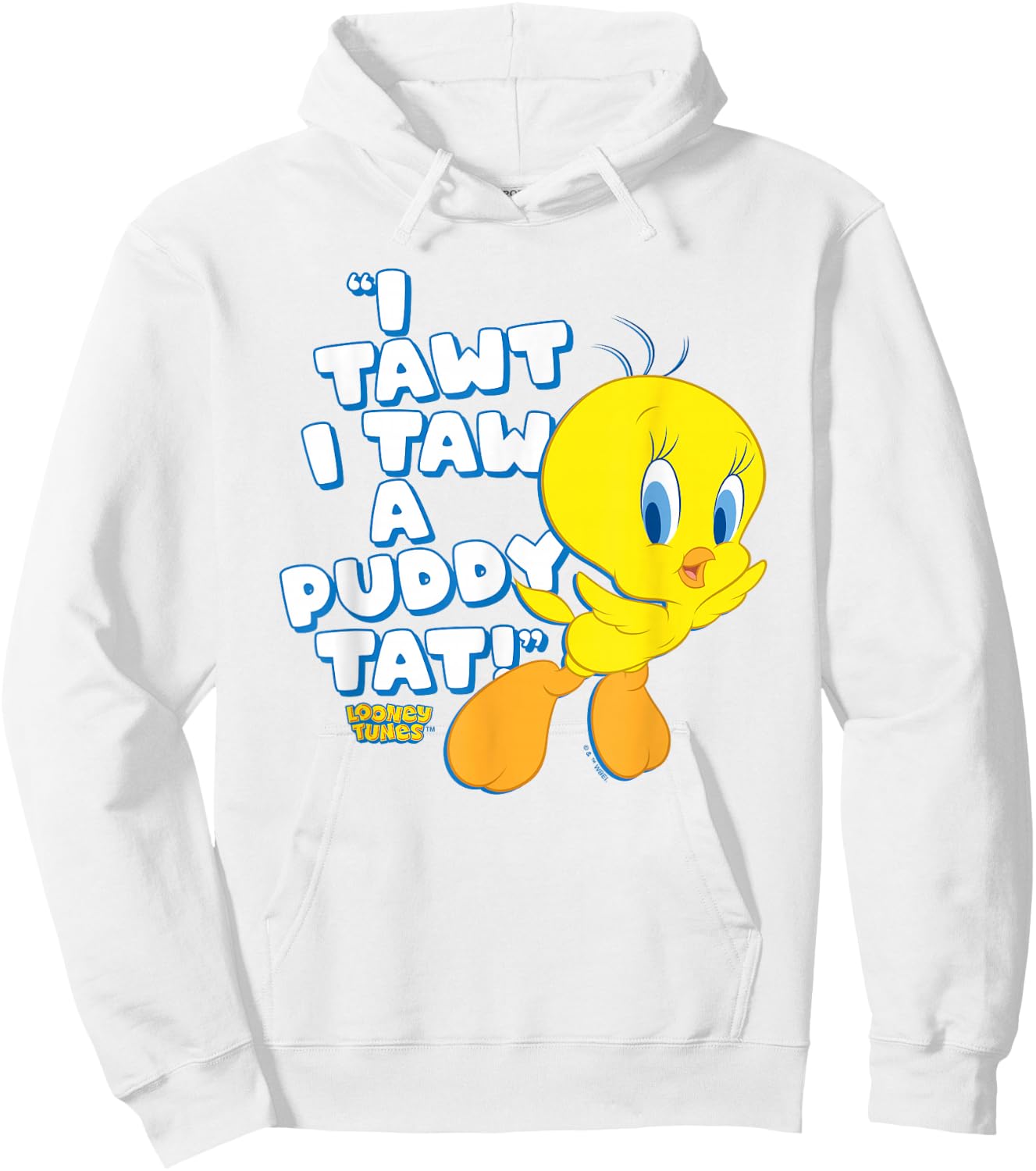 Looney Tunes Tweety Puddy Tat Hoodie - Hoodie | White